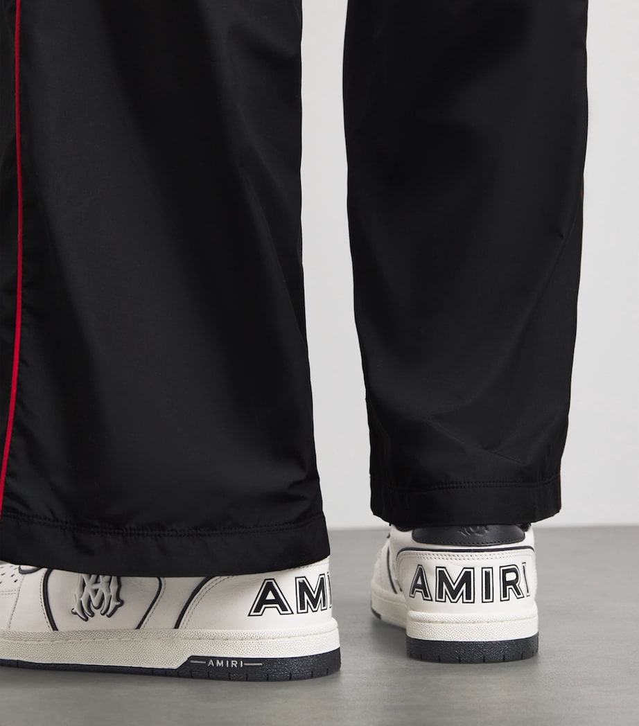 AMIRI Leather Newport Sneakers Ivory Image 2