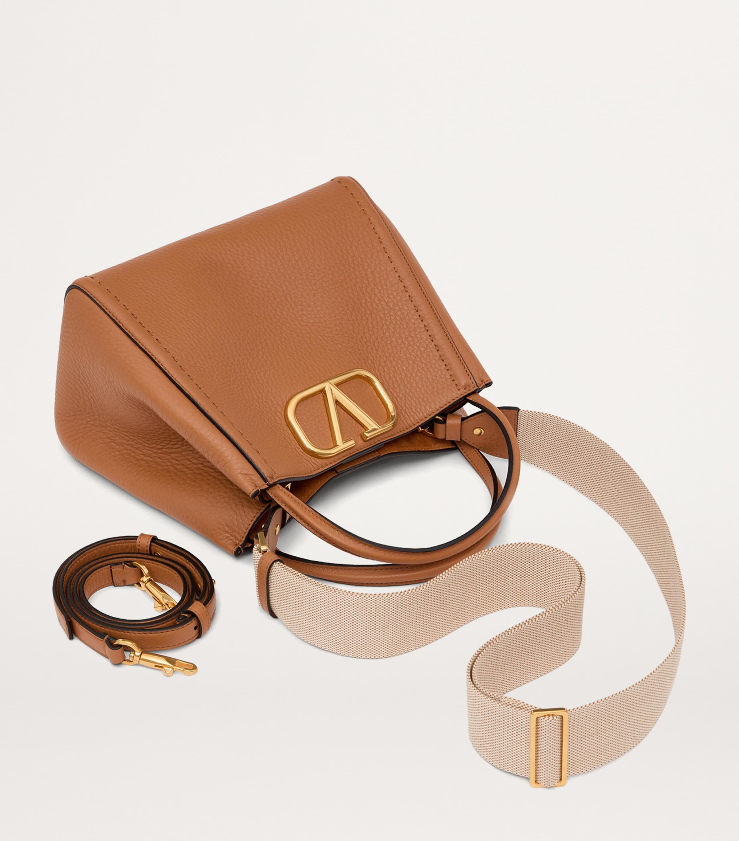 Medium Leather Alltime Top-Handle Bag ZG1 Image 4