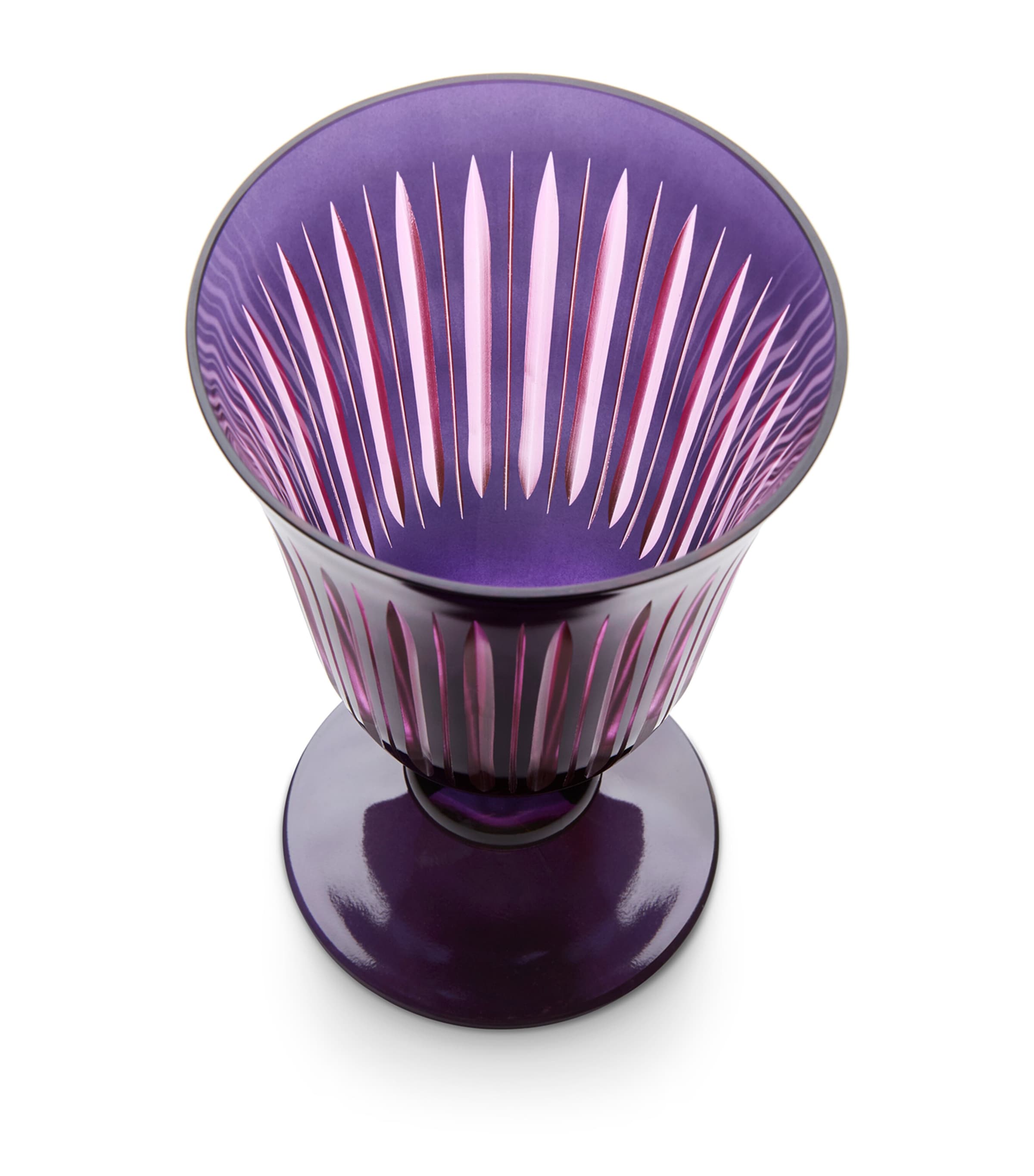L'Objet Prism Wine Glasses (Set of 4) Purple Image 2