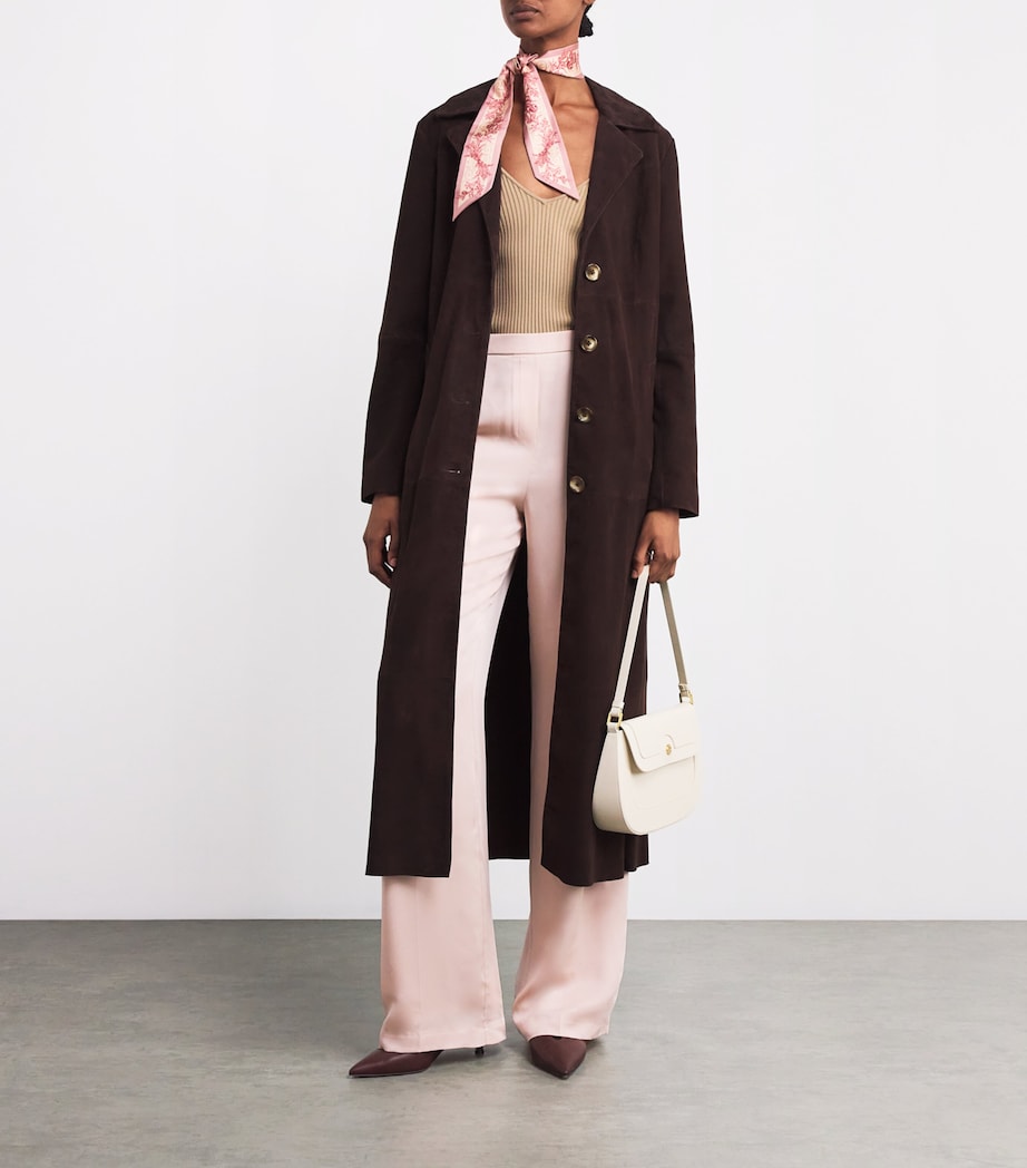 Silk Menagerie Print Scarf PINK Image 2