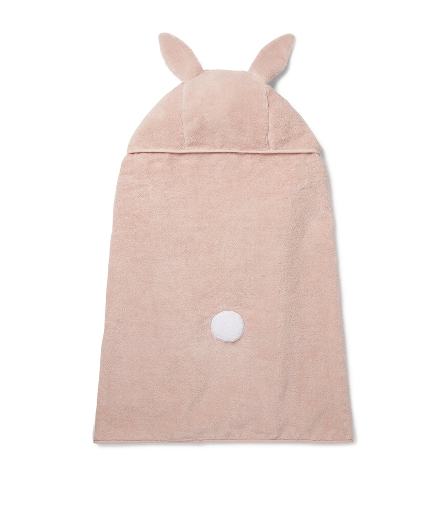 Bunny Hooded Towel BLUSH Image 3
