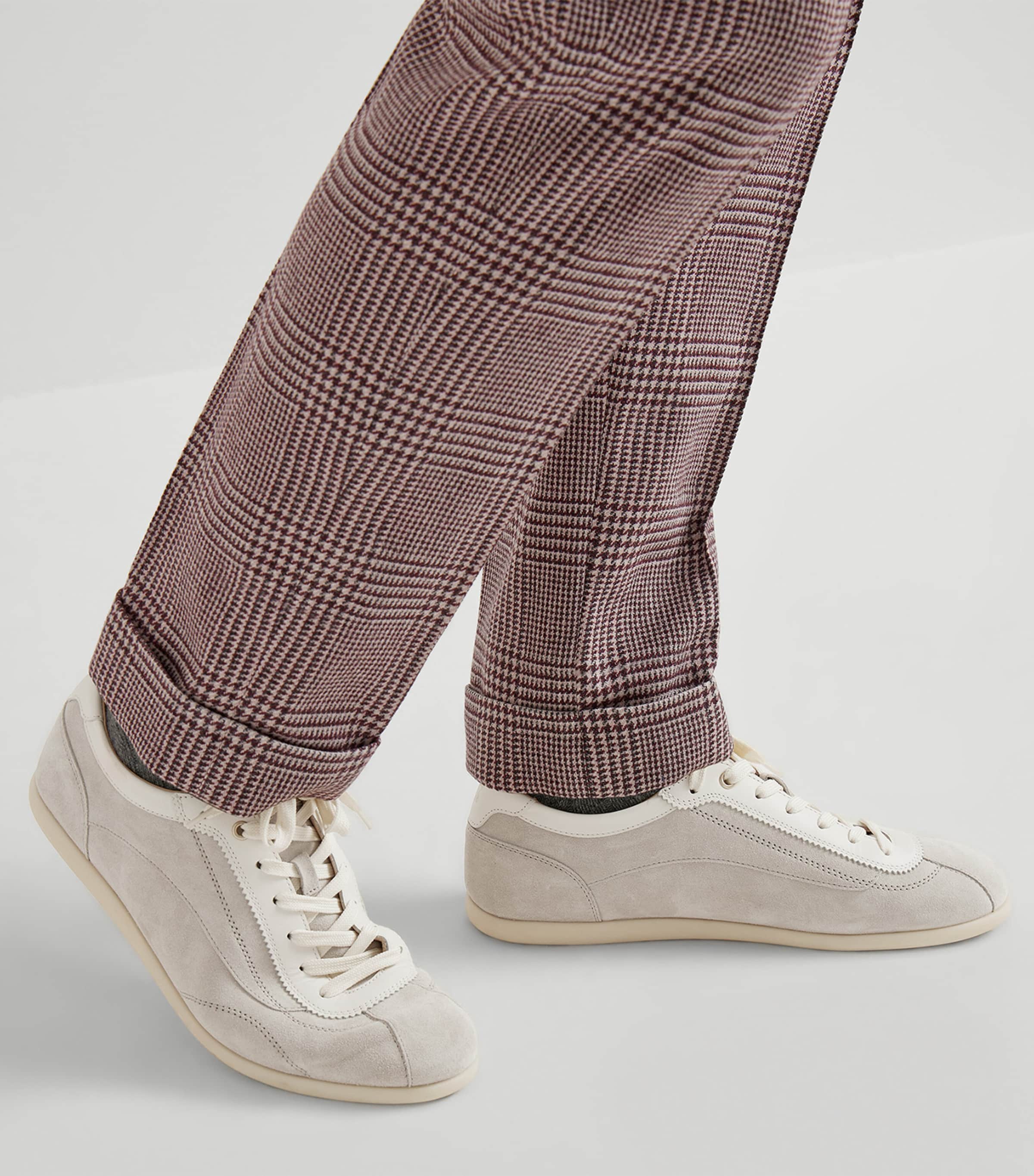 スニーカー BRUNELLO CUCINELLI SS25 Suede sneakers (MZUCHHP330 CBX77) BRUNELLO CUCINELLI Suede sneakers Beige MZUCHHP330 (BRUNELLO