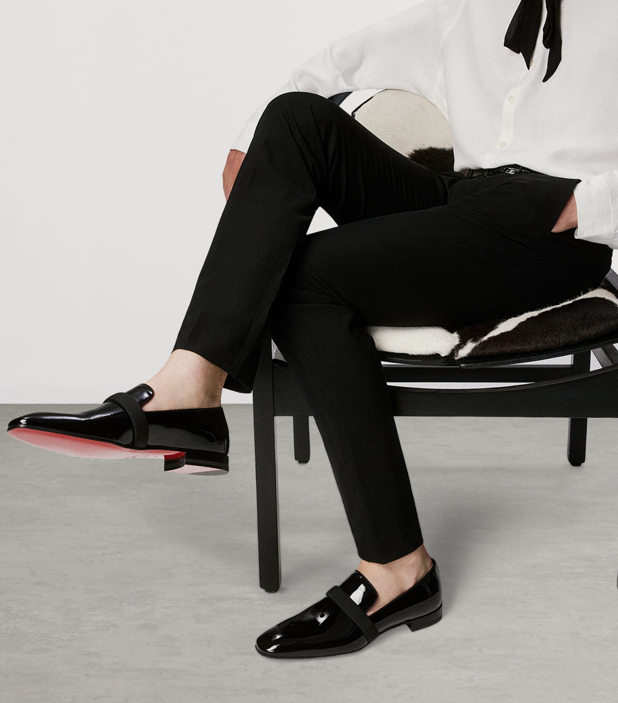 Dandydeco Patent Leather Loafers BK01 Image 2