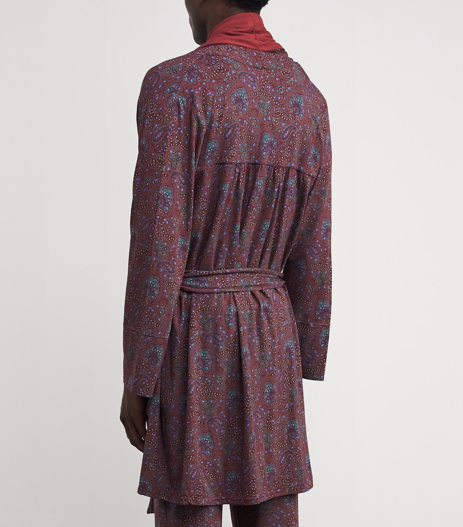 Paisley Print Robe ARTR-ART STW RD Image 4