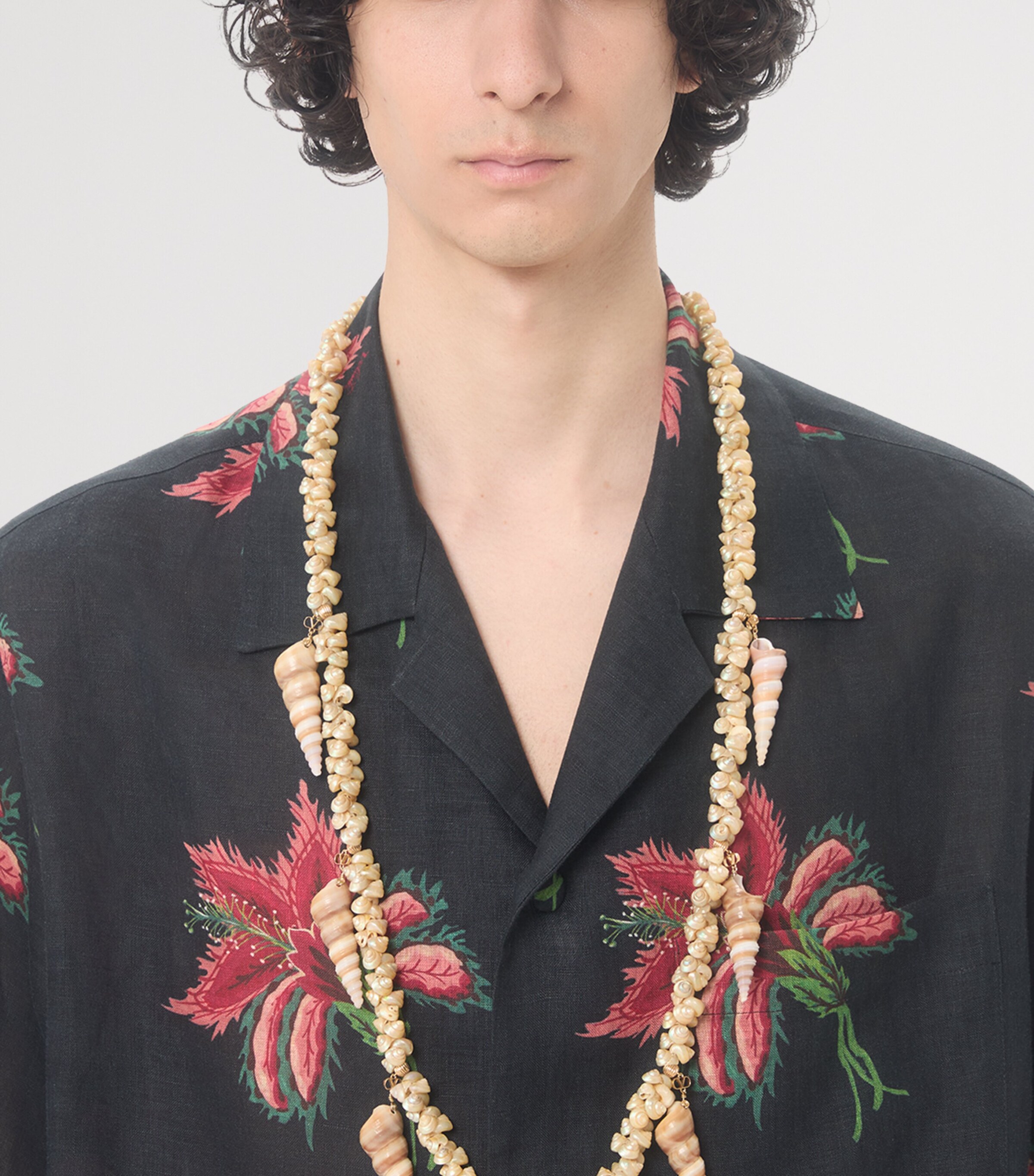 Linen Floral Shirt D5Y Image 7