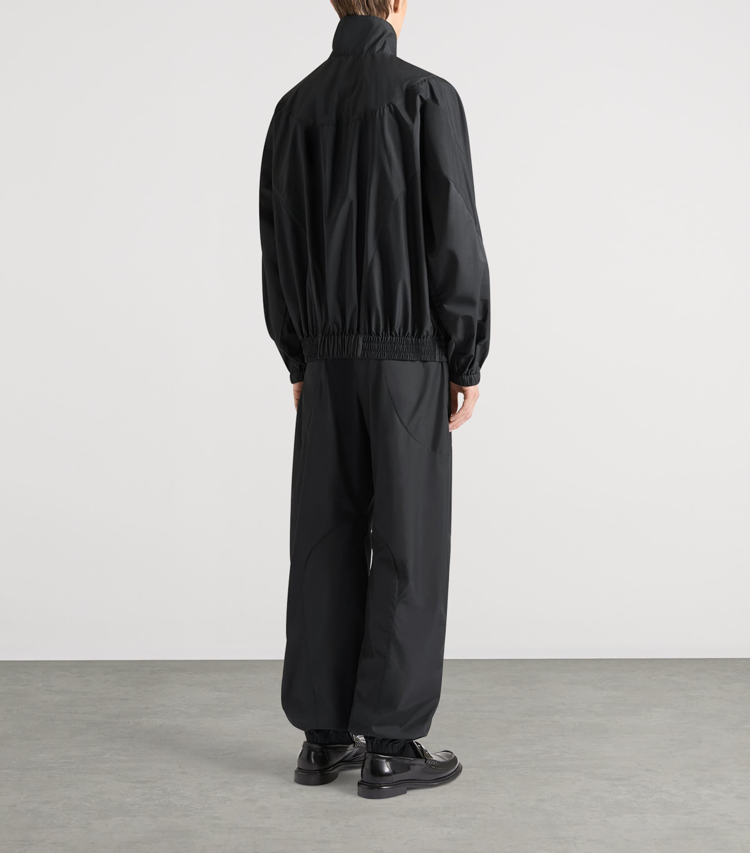 Givenchy Mens Technical Wide-Leg Trousers Image 4