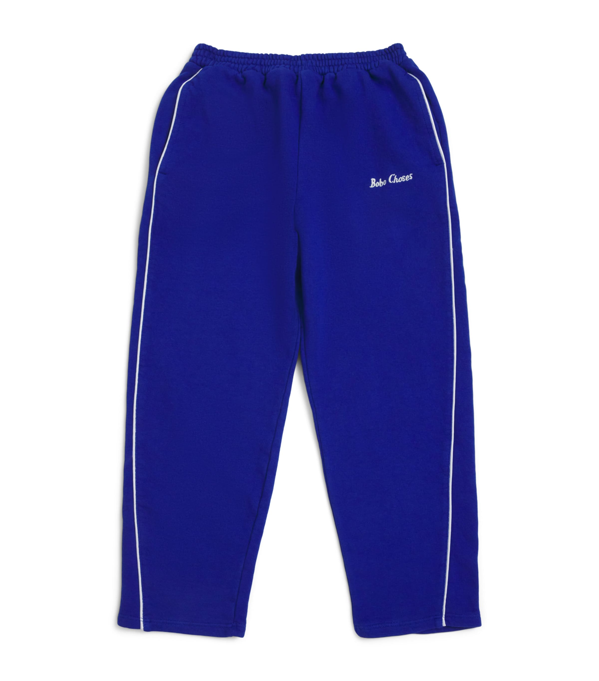 Bobo Choses Cotton Logo Sweatpants (8-9 Years) Midnight Blue Image 1