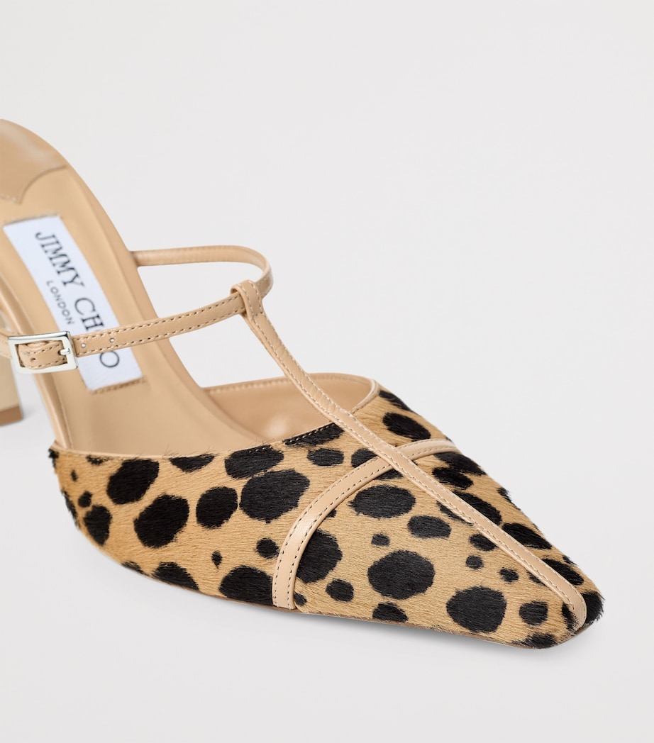 x Conner Ives Gloria Leopard Mules 85 NATURAL MIX Image 5
