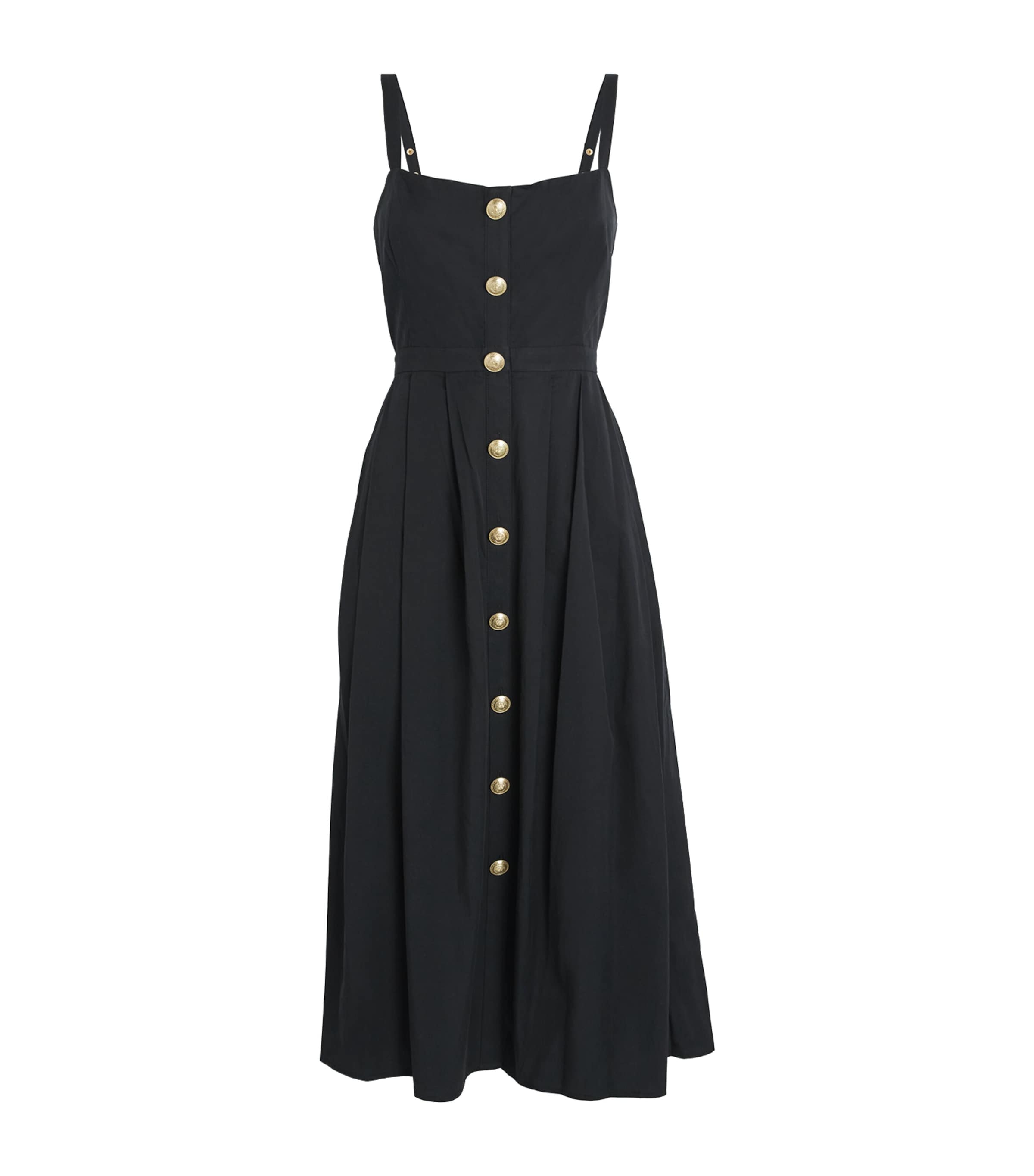 L Agence Poplin Esmerelda Midi Dress