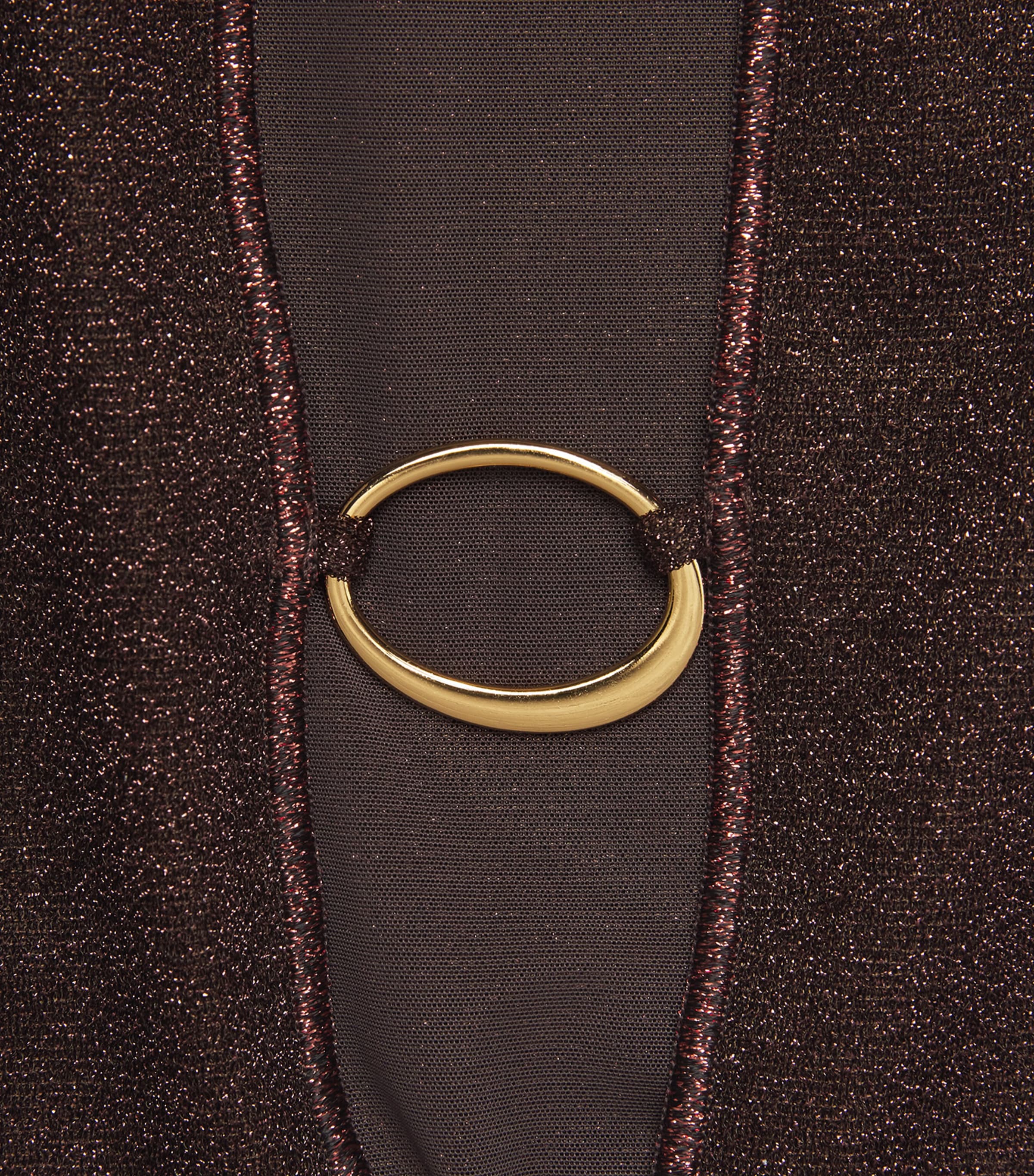 O-Ring Lumière Kaftan Maxi Dress CHOCOLATE Image 6