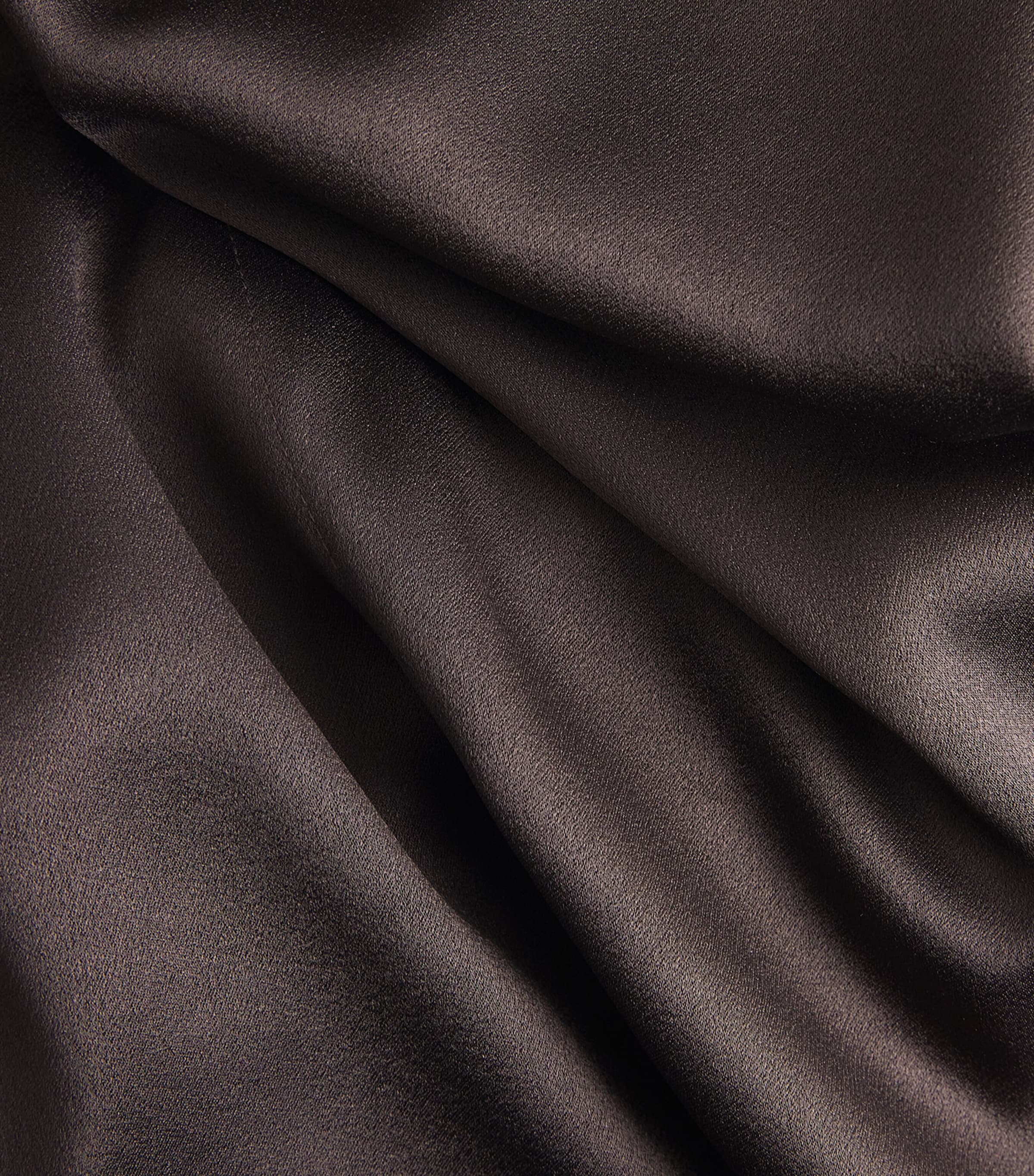 De La Vali Womens Satin One-Shoulder Odaluna Maxi Dress Umber Brown Image 6