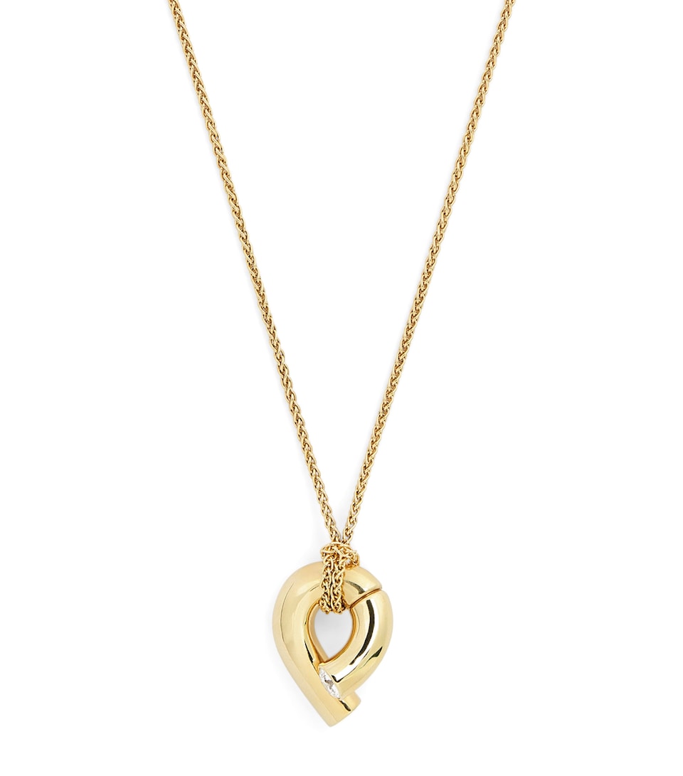Yellow Gold and Diamond Oera Necklace