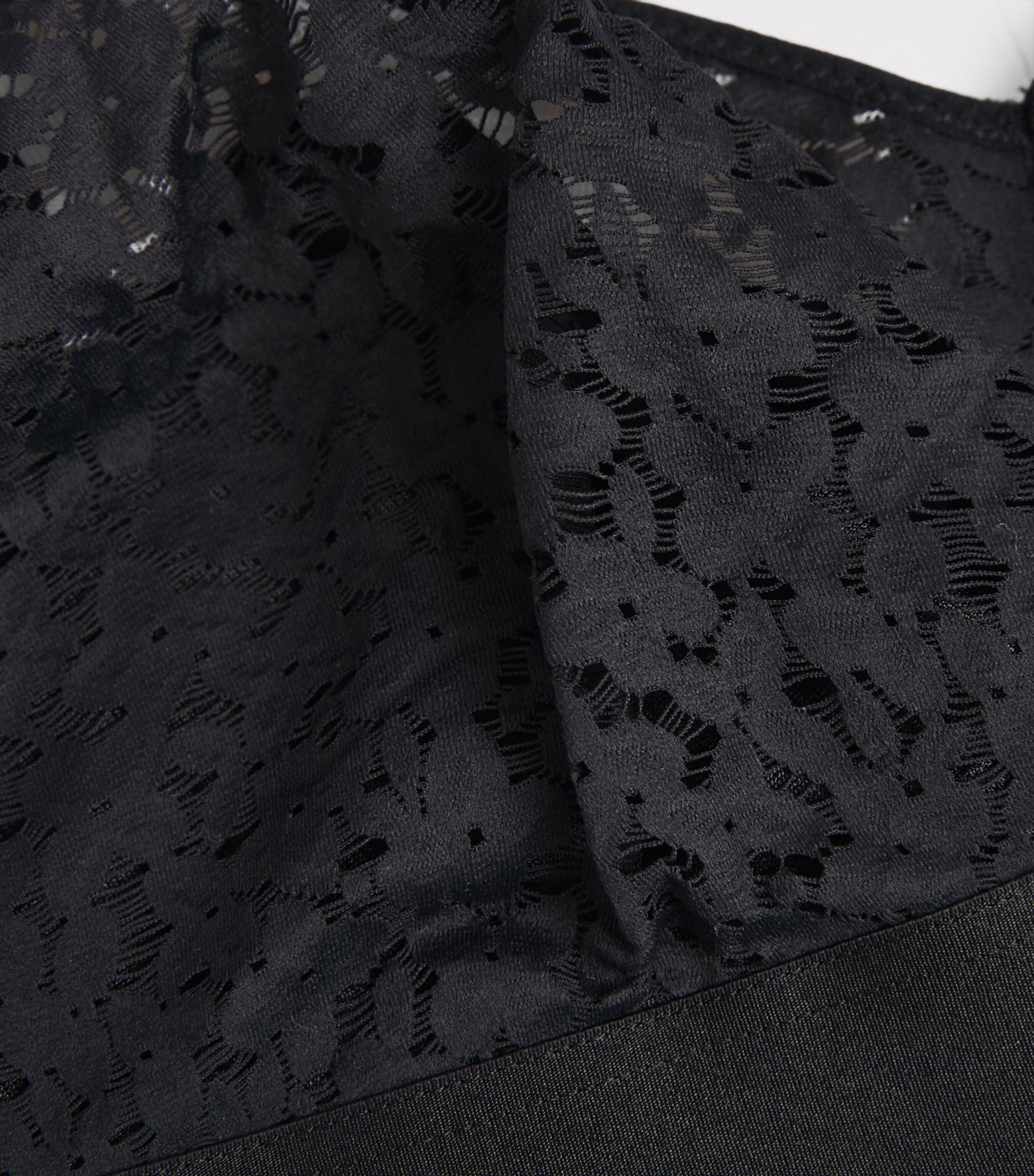 Lace Norah Wire-Free Support Bra 011 BLACK Image 2