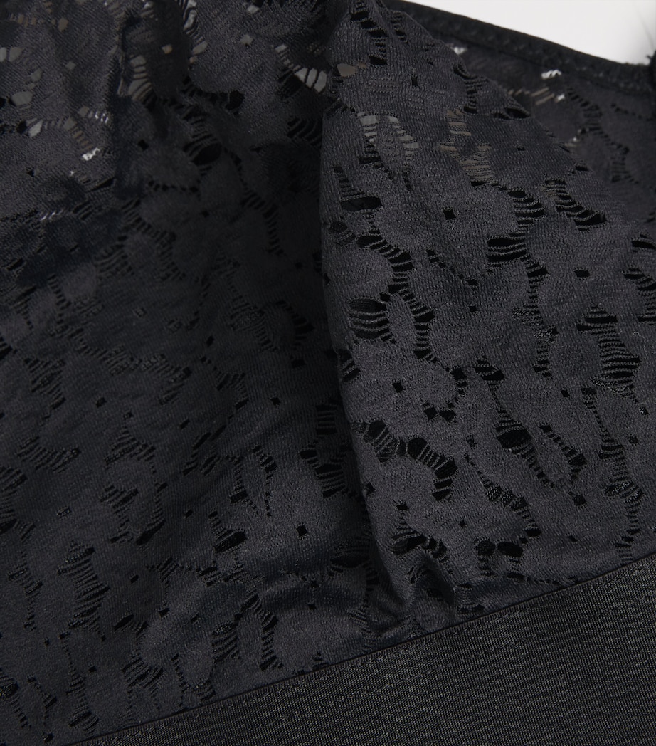 Lace Norah Wire-Free Support Bra 011 BLACK Image 2