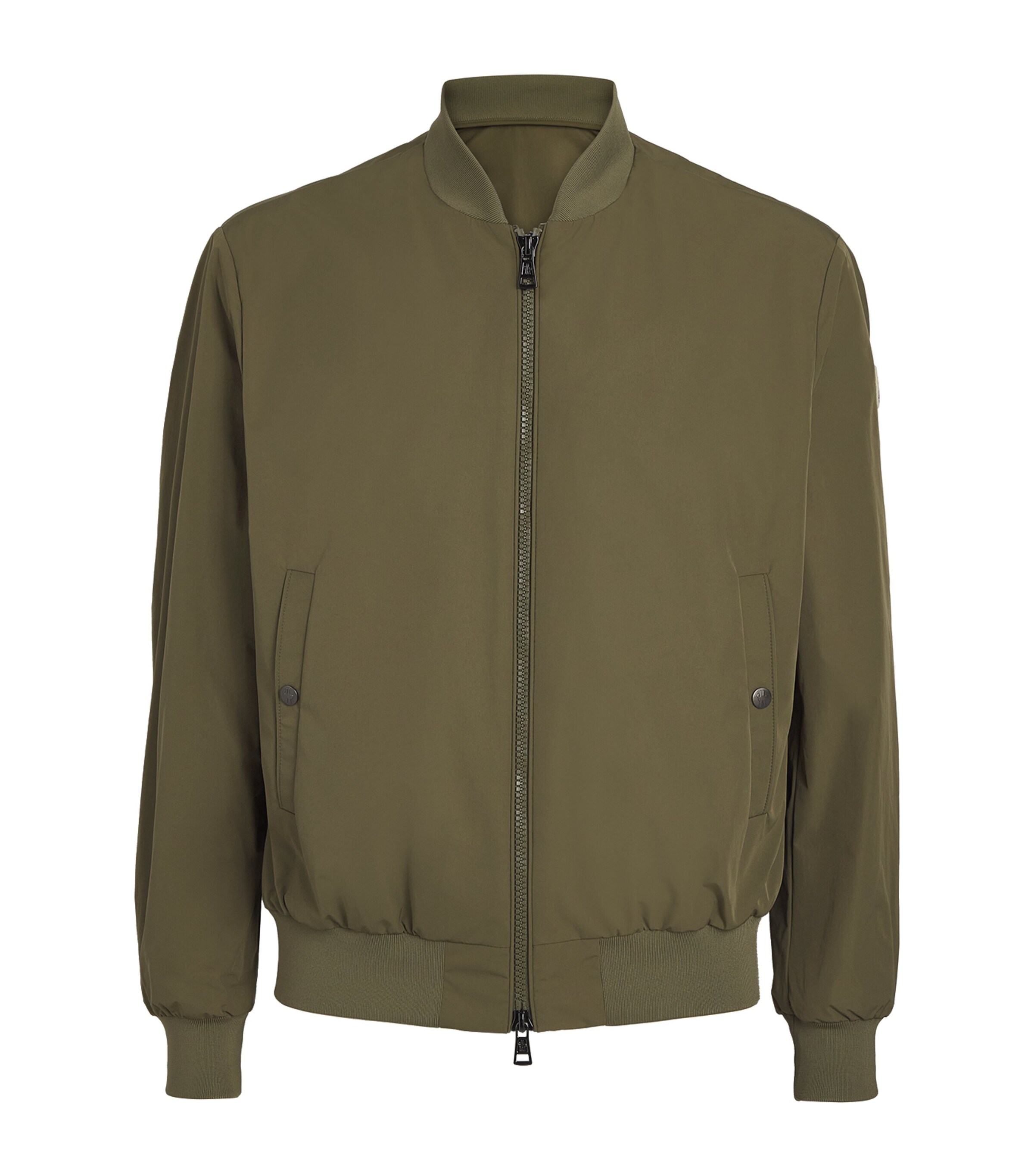 ブルゾン Moncler Bomber Jacket Black Striped Quilted Shell Down Bomber Jacket | MONCLER