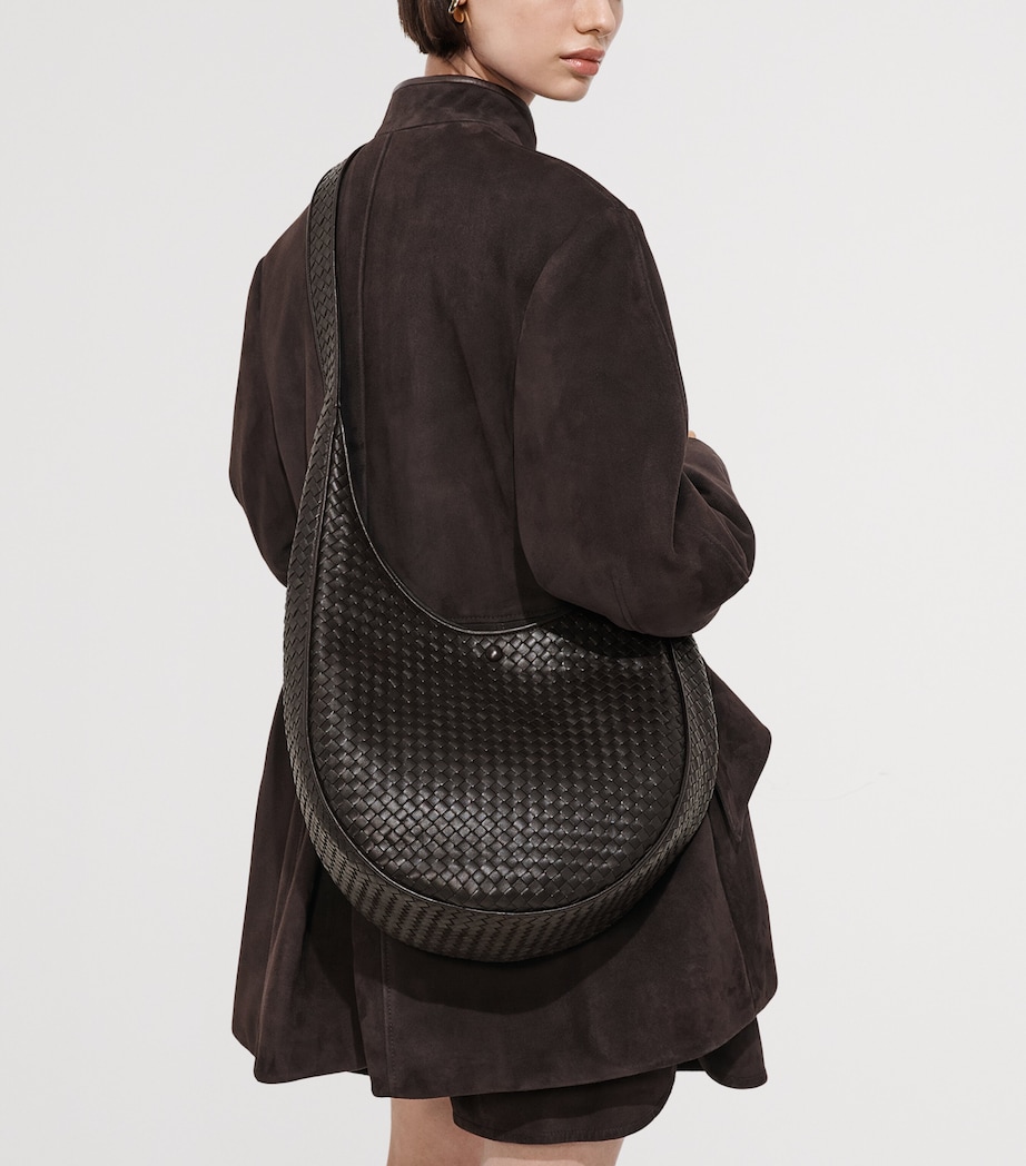 Bottega Veneta Womens Leather Ovetto Shoulder Bag Image 3