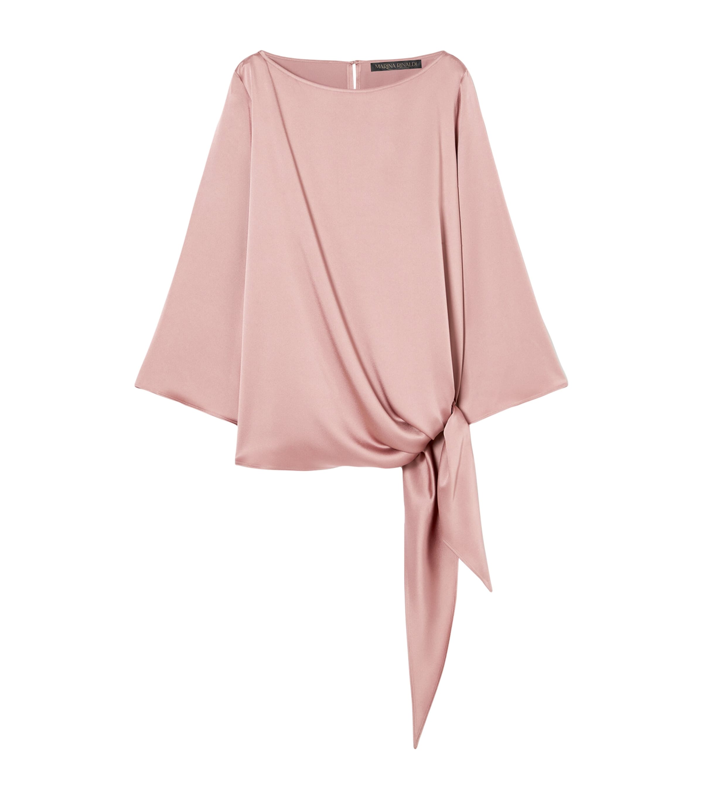 MARINA RINALDI SATIN TECA BLOUSE