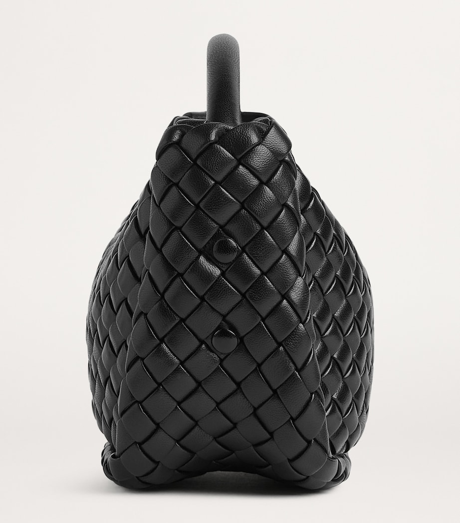 Mini Lambskin Cobble Top-Handle Bag 1019 Image 6