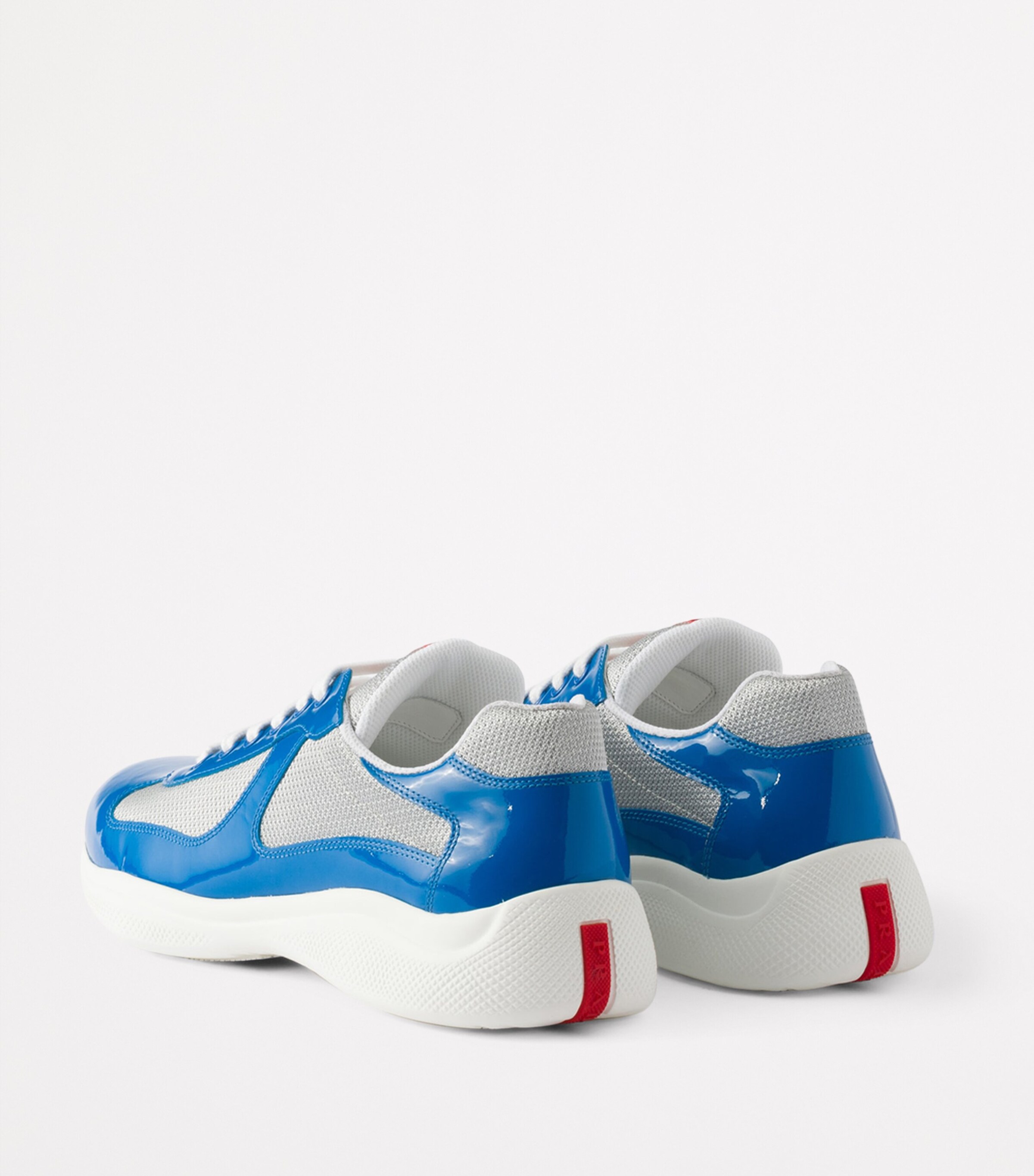 Prada Patent Leather-Blend America's Cup Sneakers Image 4