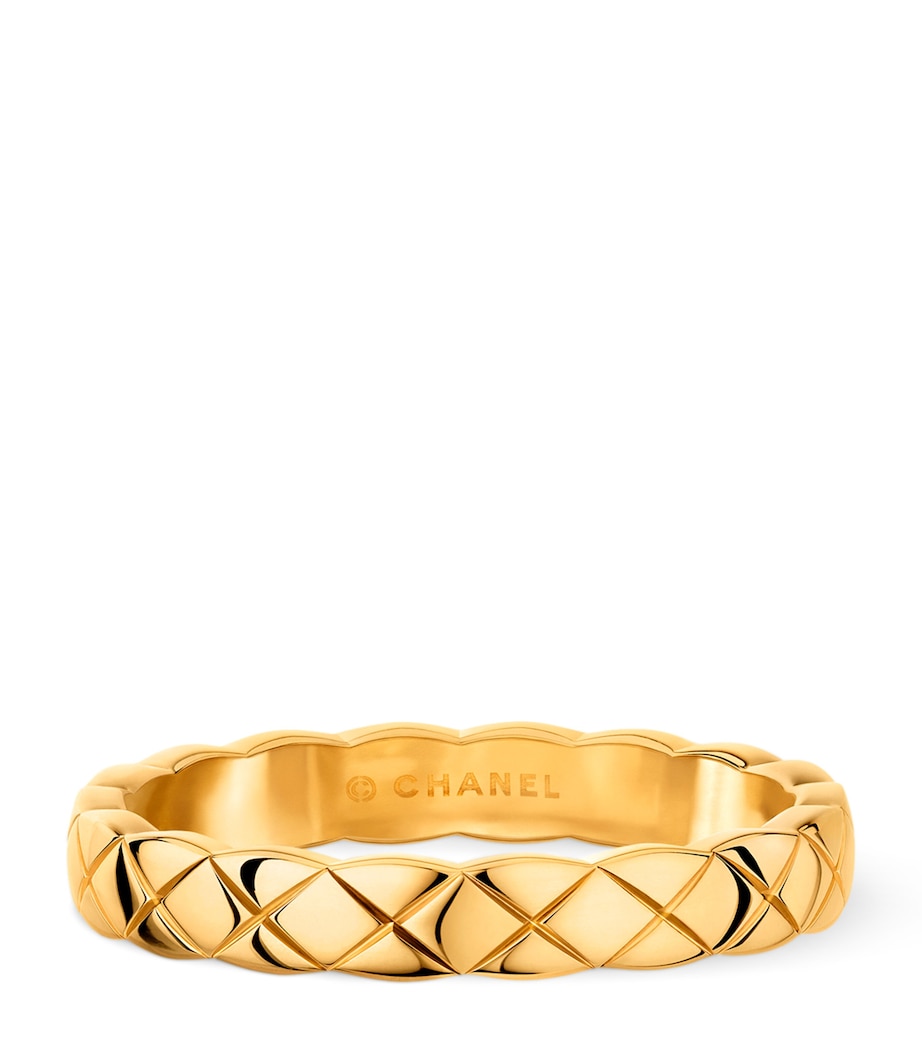 CHANEL Yellow Gold Coco Crush Ring Harrods UK