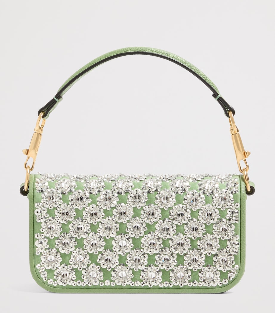 Valentino Garavani Small Embellished Locò Shoulder Bag Image 4