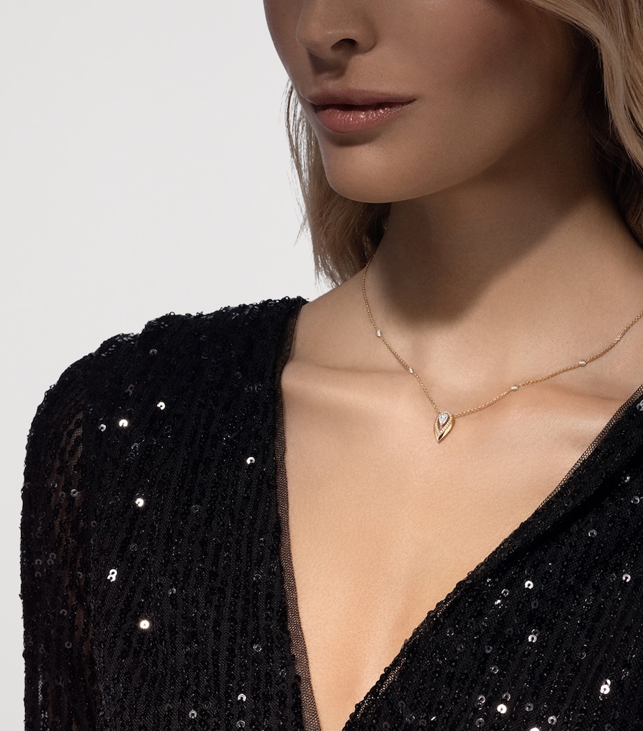 Messika Fiery Diamond and Yellow Gold Necklace Yellow Gold Image 2