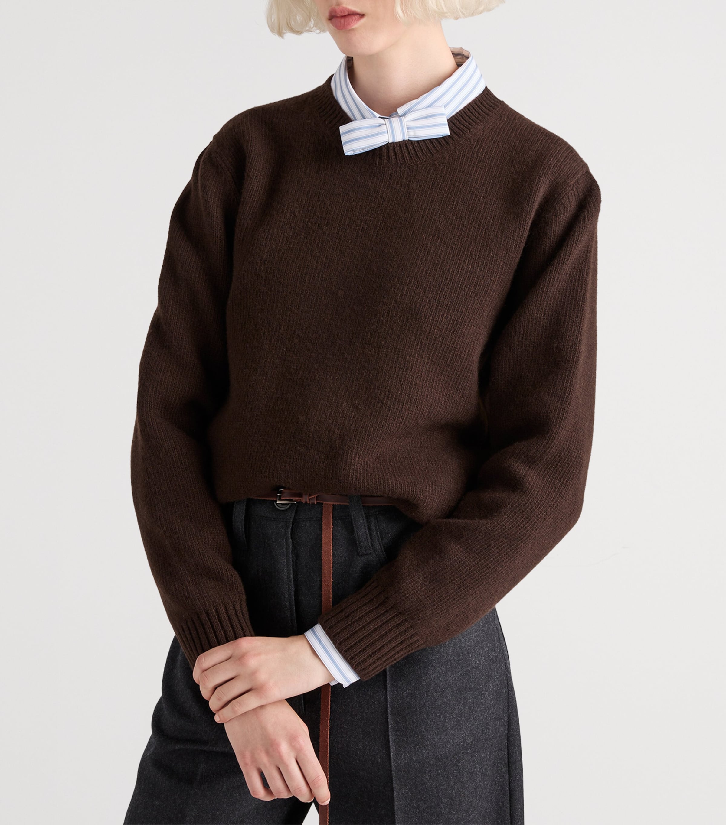 Wool-Cashmere Sweater F0003 Image 3