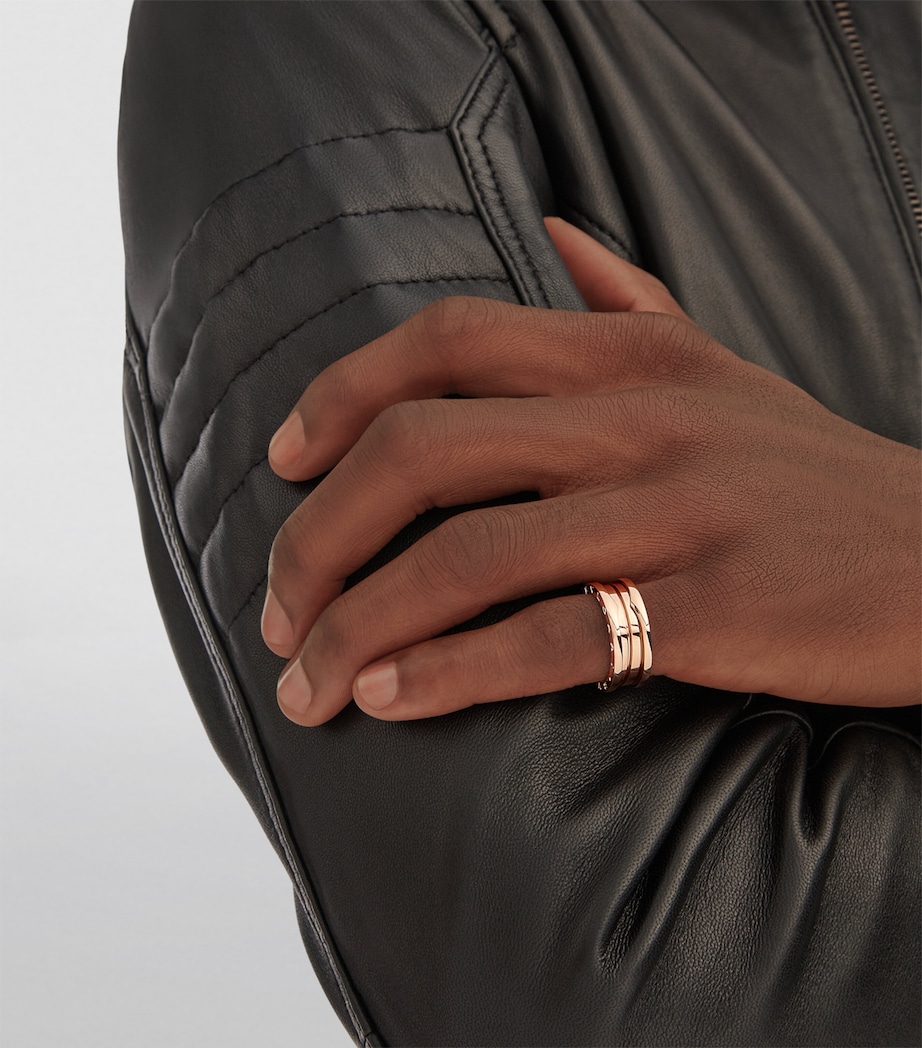 Rose Gold B.zero1 Three-Band Ring PINK GOLD Image 7