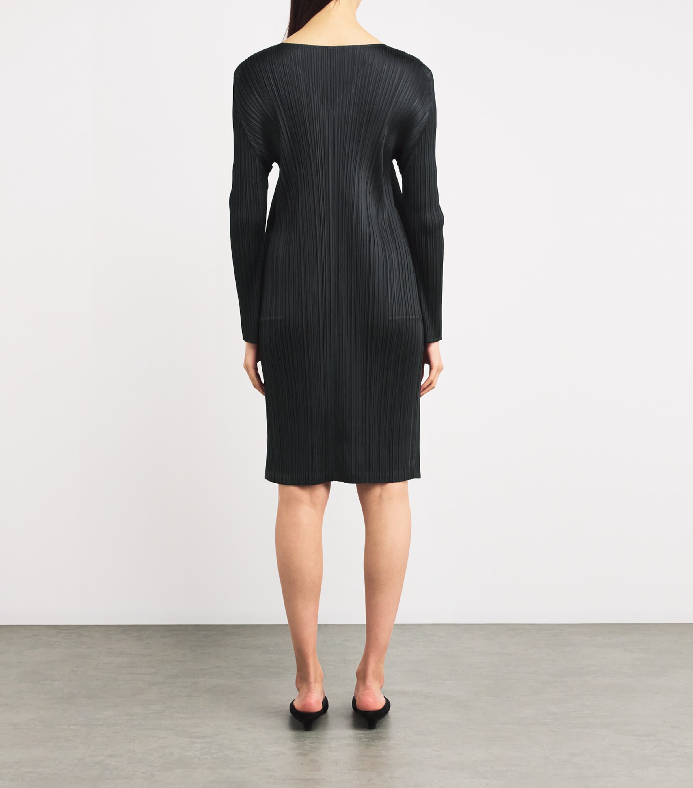 ワンピース ISSEY MIYAKE MONTHLY COLORS: FEBRUARY MIDI DRESS MONTHLY COLORS : FEBRUARY Dress Black – ISSEY MIYAKE EU