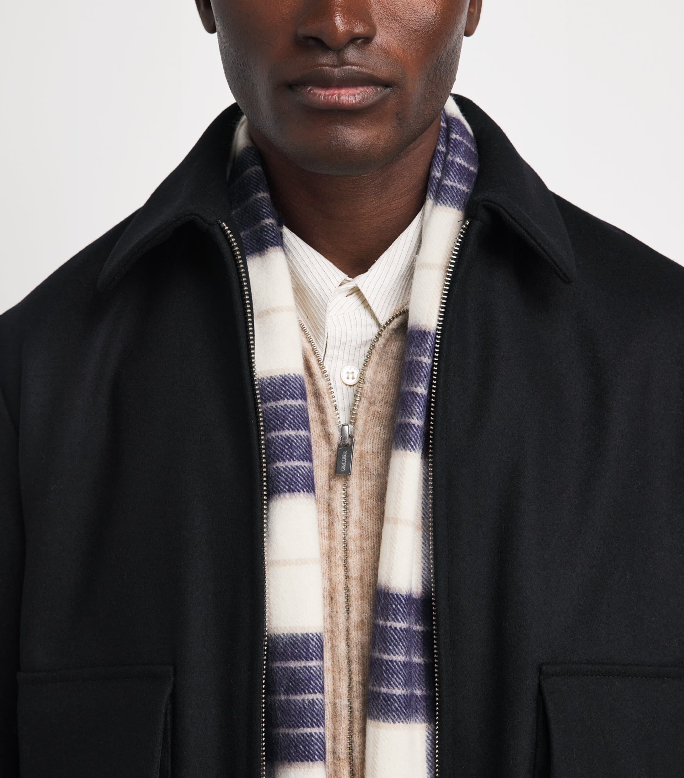 Johnstons Of Elgin Cashmere Tartan Scarf Knockmore Image 2