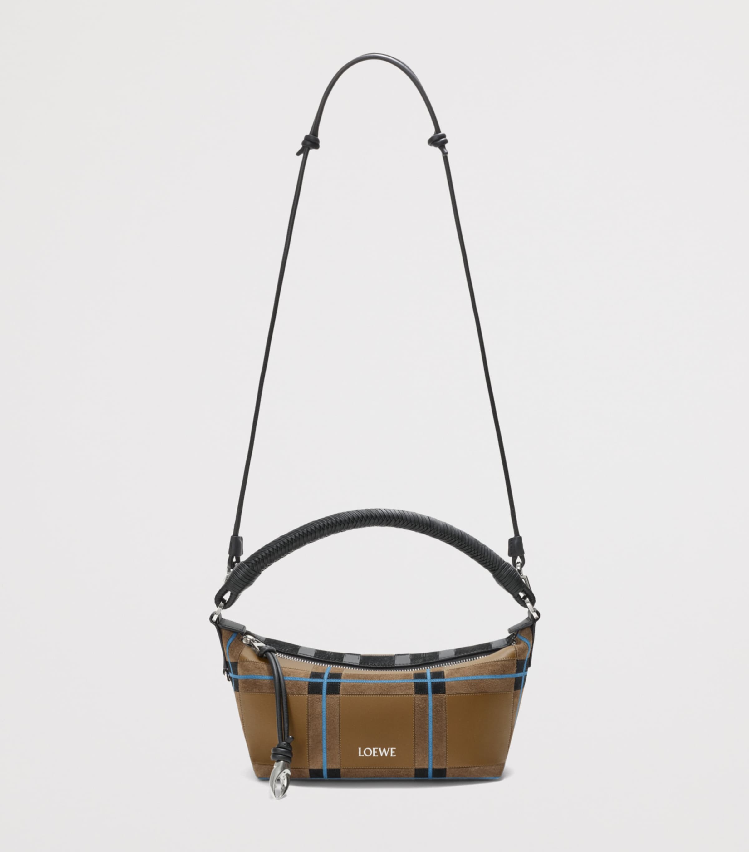 LOEWE x Cosima Von Bonin Leather Cala Top-Handle Bag Brownish Green/multi Image 9