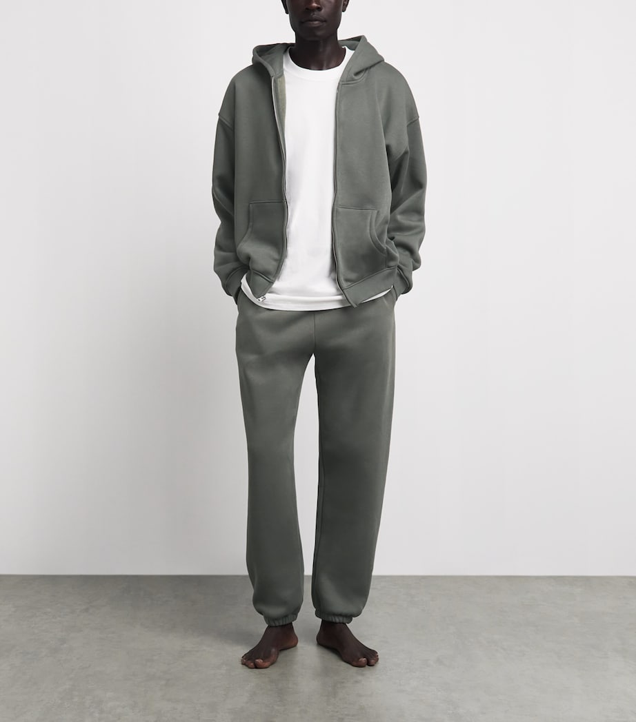 Skims Mens Fleece Lounge Classic Straight Sweatpants Jungle Image 2