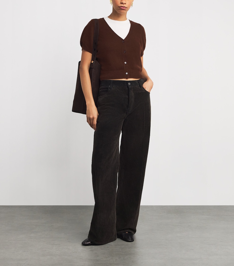 Cashmere Arella Cardigan DARK UMBER Image 2