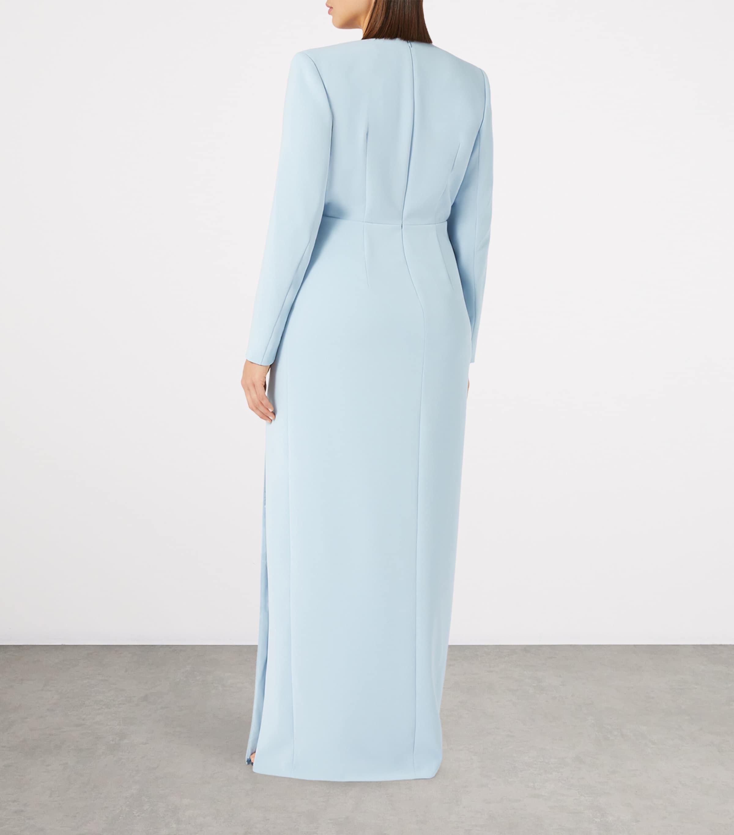 Embellished Wrap Dress SKY BLUE Image 5