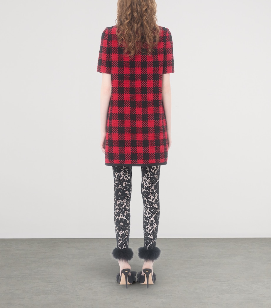 Tweed Check Mini Dress 9QK Image 4