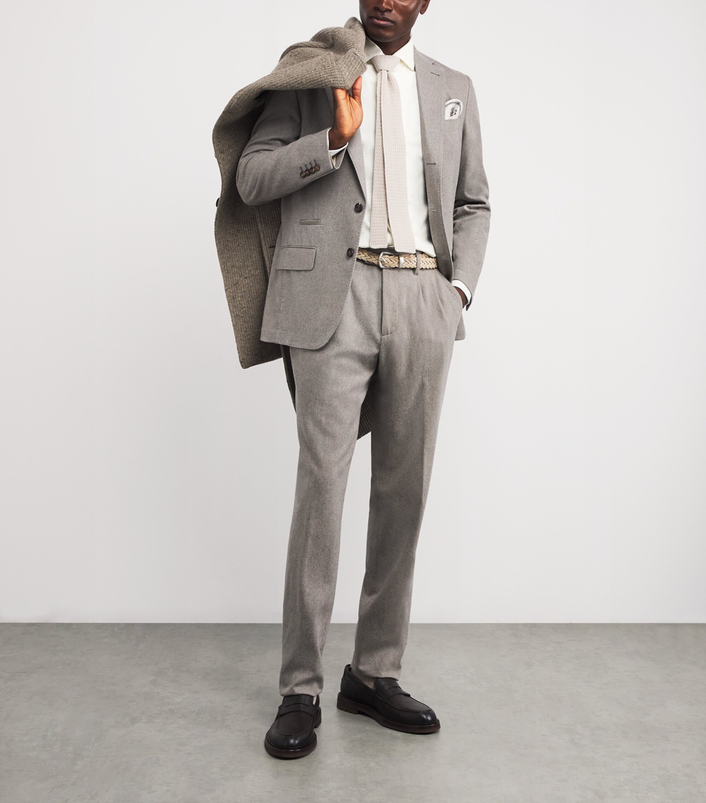 Cotton-Cashmere Shirt 028 OPTICAL WHITE Image 2