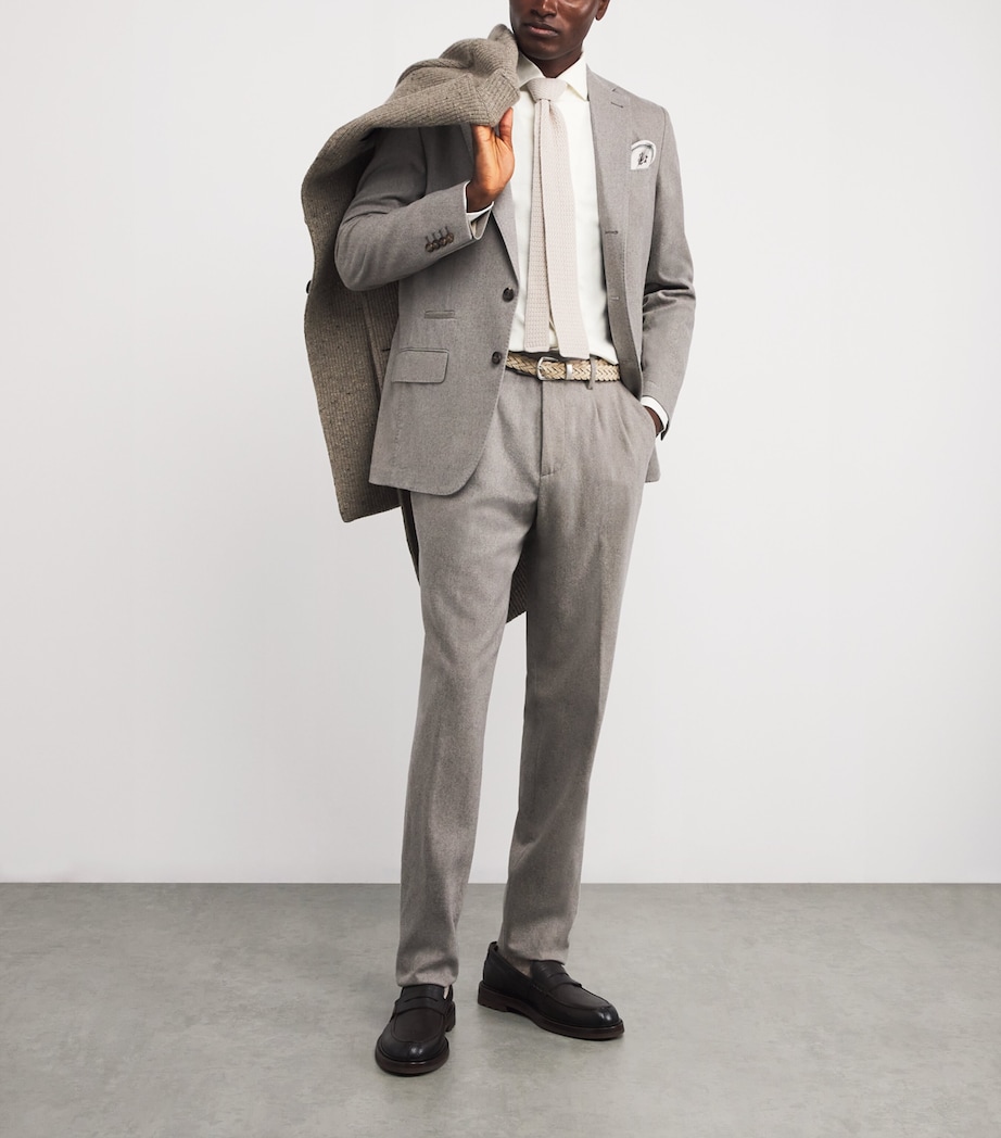 Cotton-Cashmere Shirt 028 OPTICAL WHITE Image 2