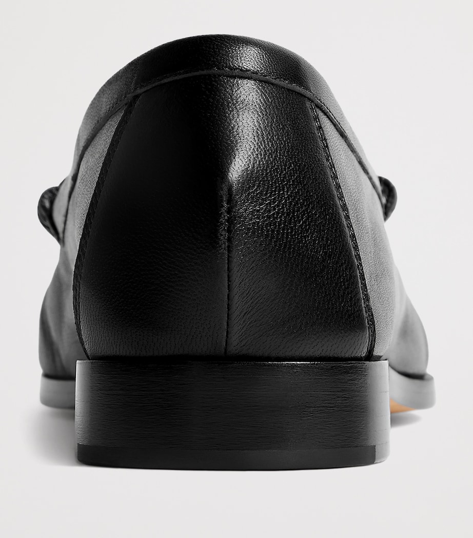Bottega Veneta Leather Silenzio Loafers Image 4