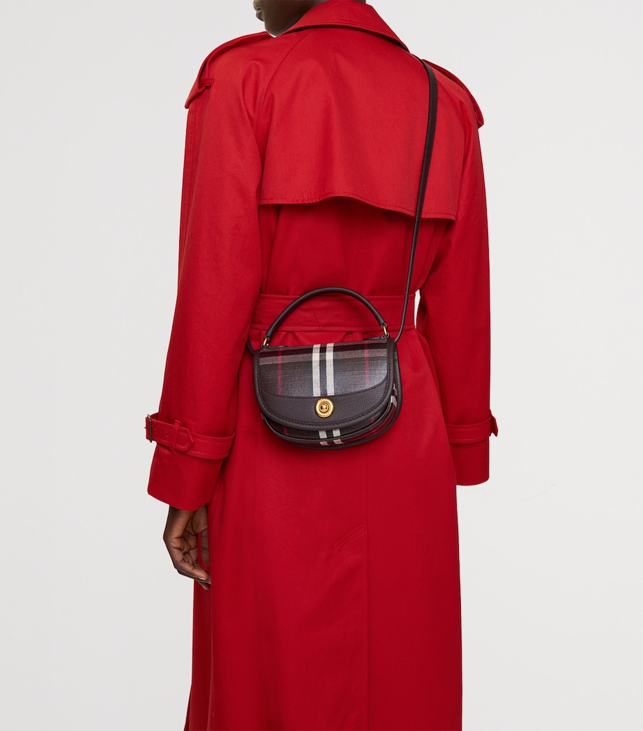 Mini Canvas Highlands Cross-Body Bag MAHOGANY Image 3