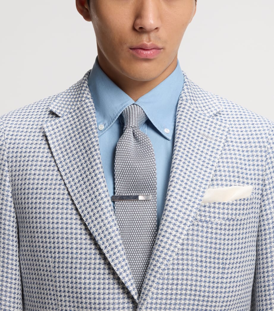 BOSS Silk Knitted Tie Image 2