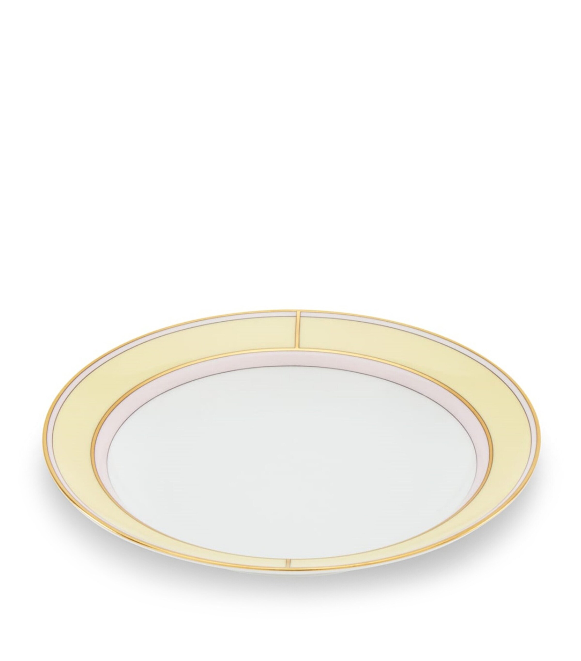 GINORI 1735 Porcelain Colonna Diva Giallo Soup Plate (24cm) Image 4