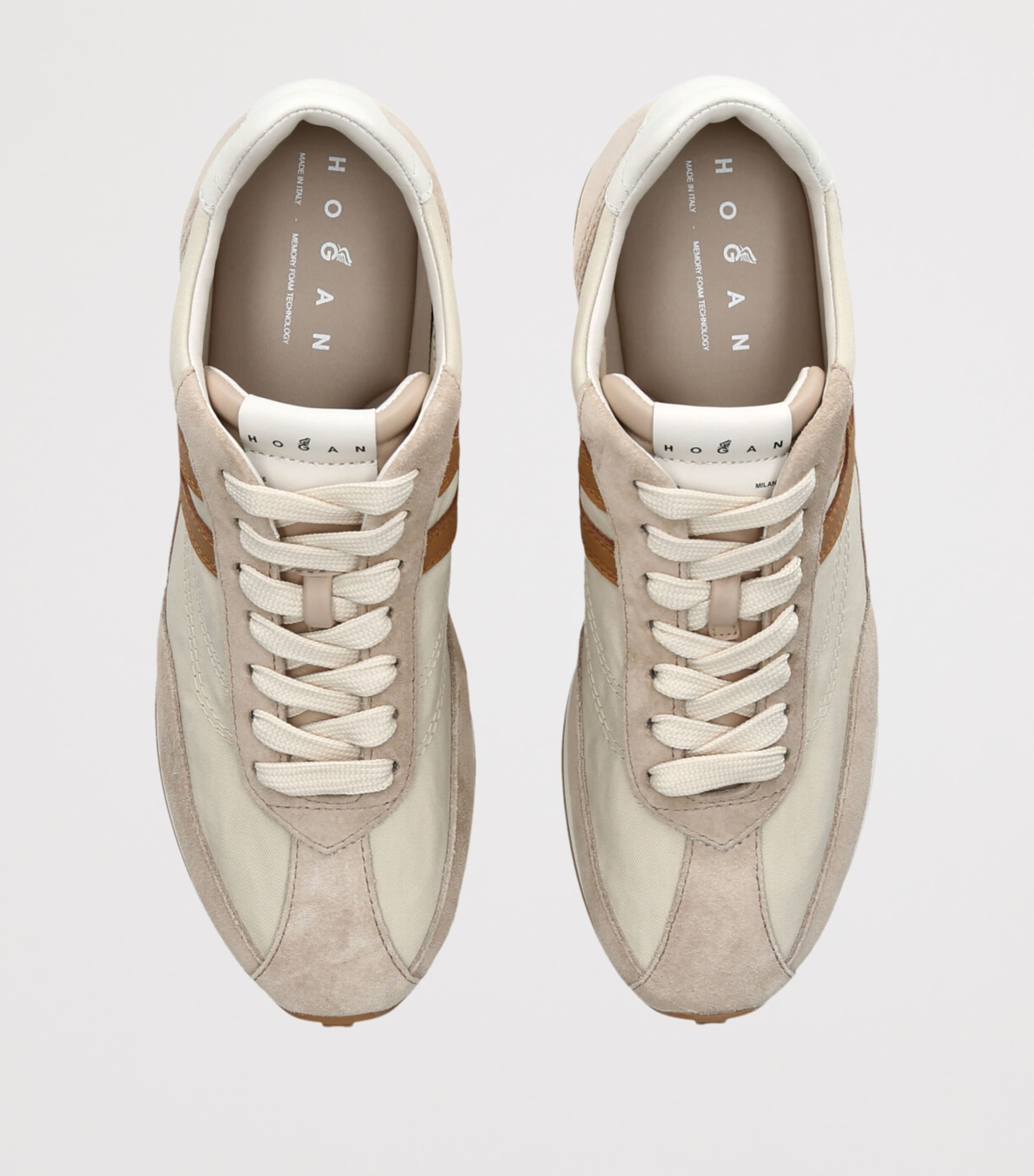 Suede H669 Allacciato Sneakers BEIGE COMB Image 4