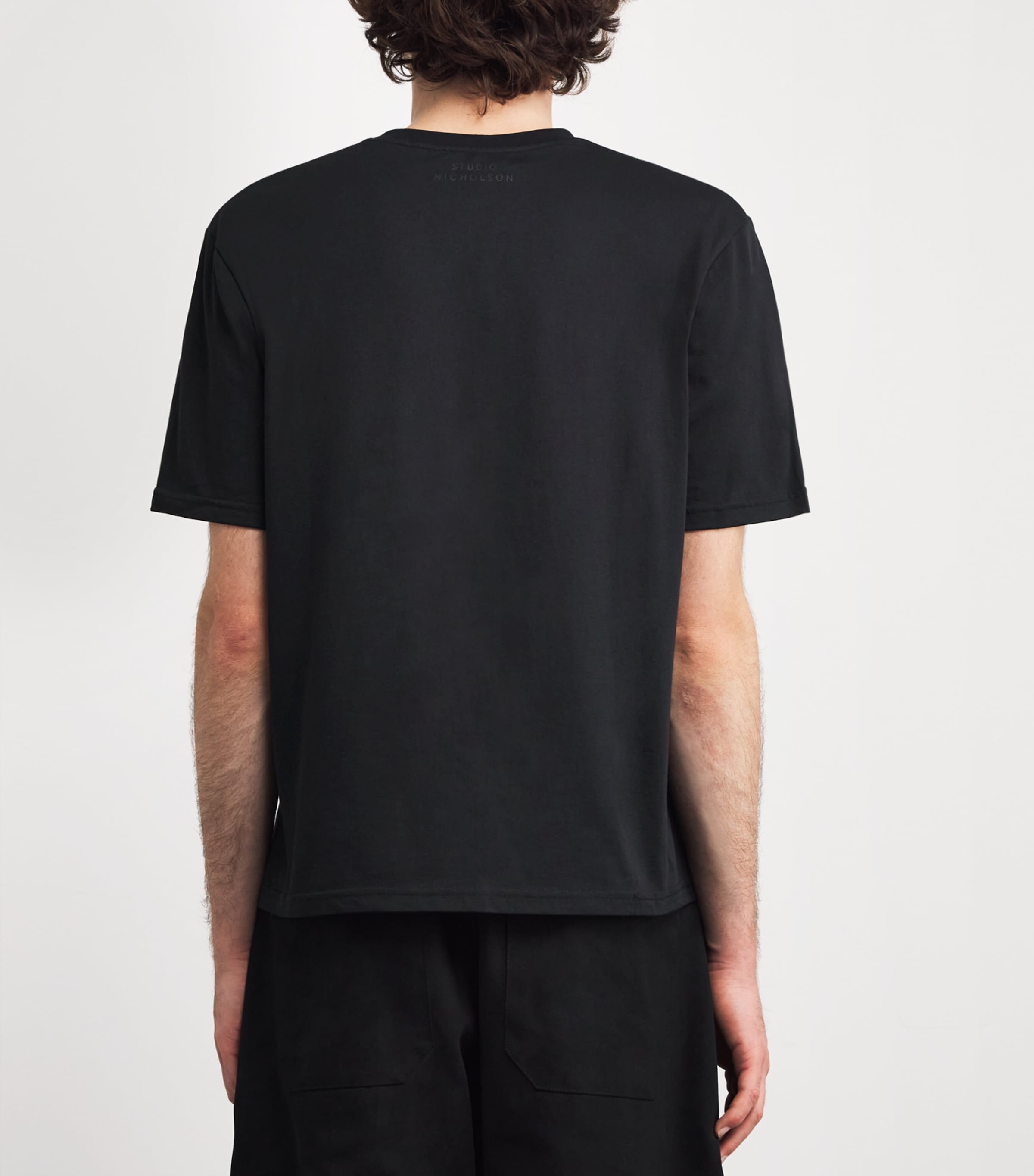 Cotton Bric T-Shirt BLACK Image 4