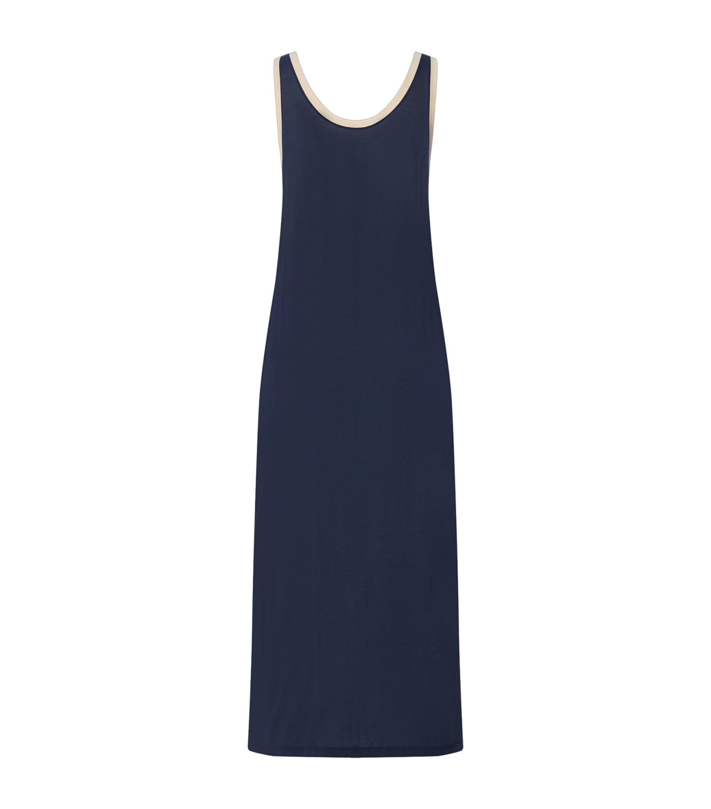 Hanro Womens Cotton-Blend Laura Nightdress Deep Navy Image 5