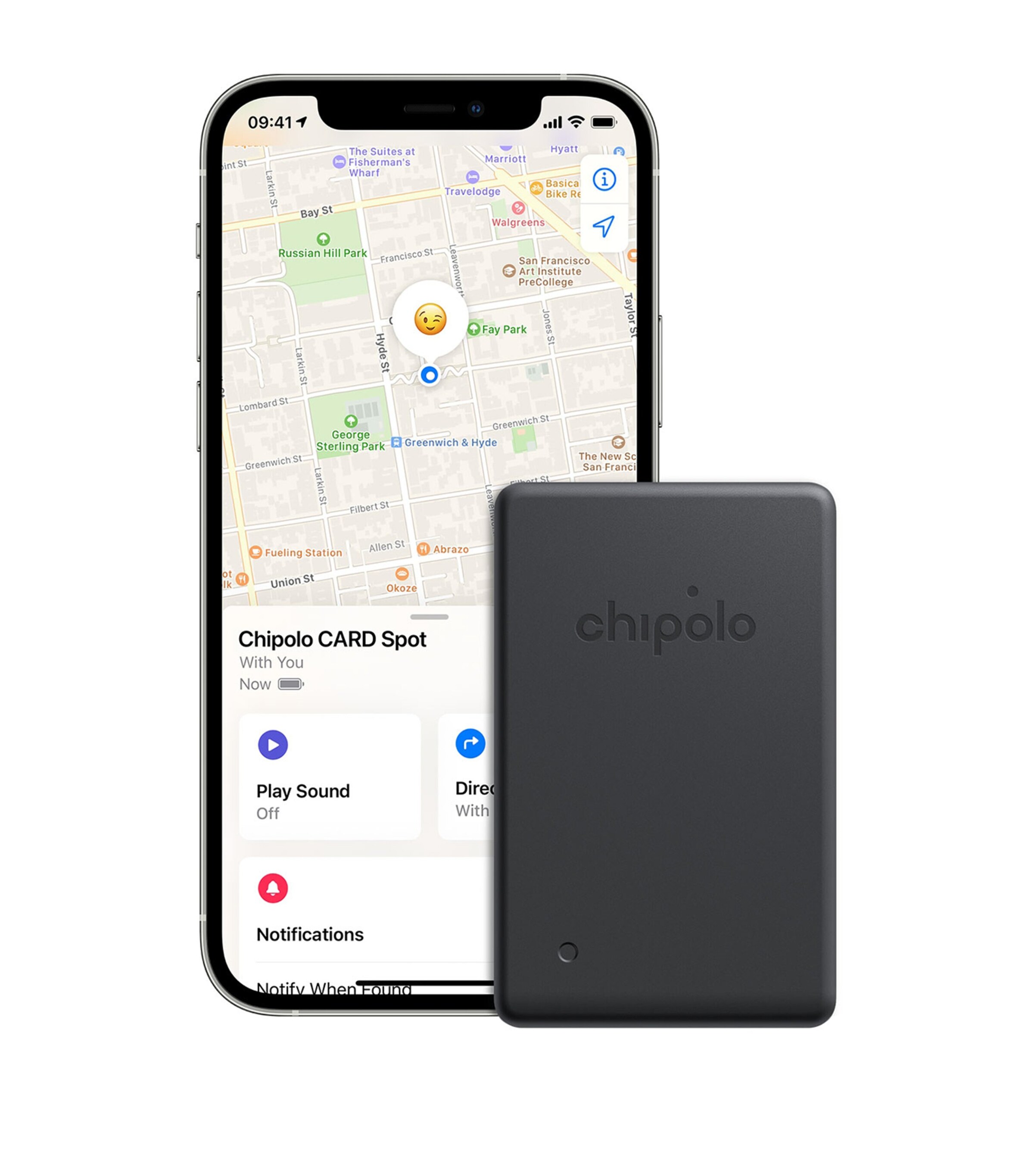 Card Spot Wallet Finder BLACK Image 3