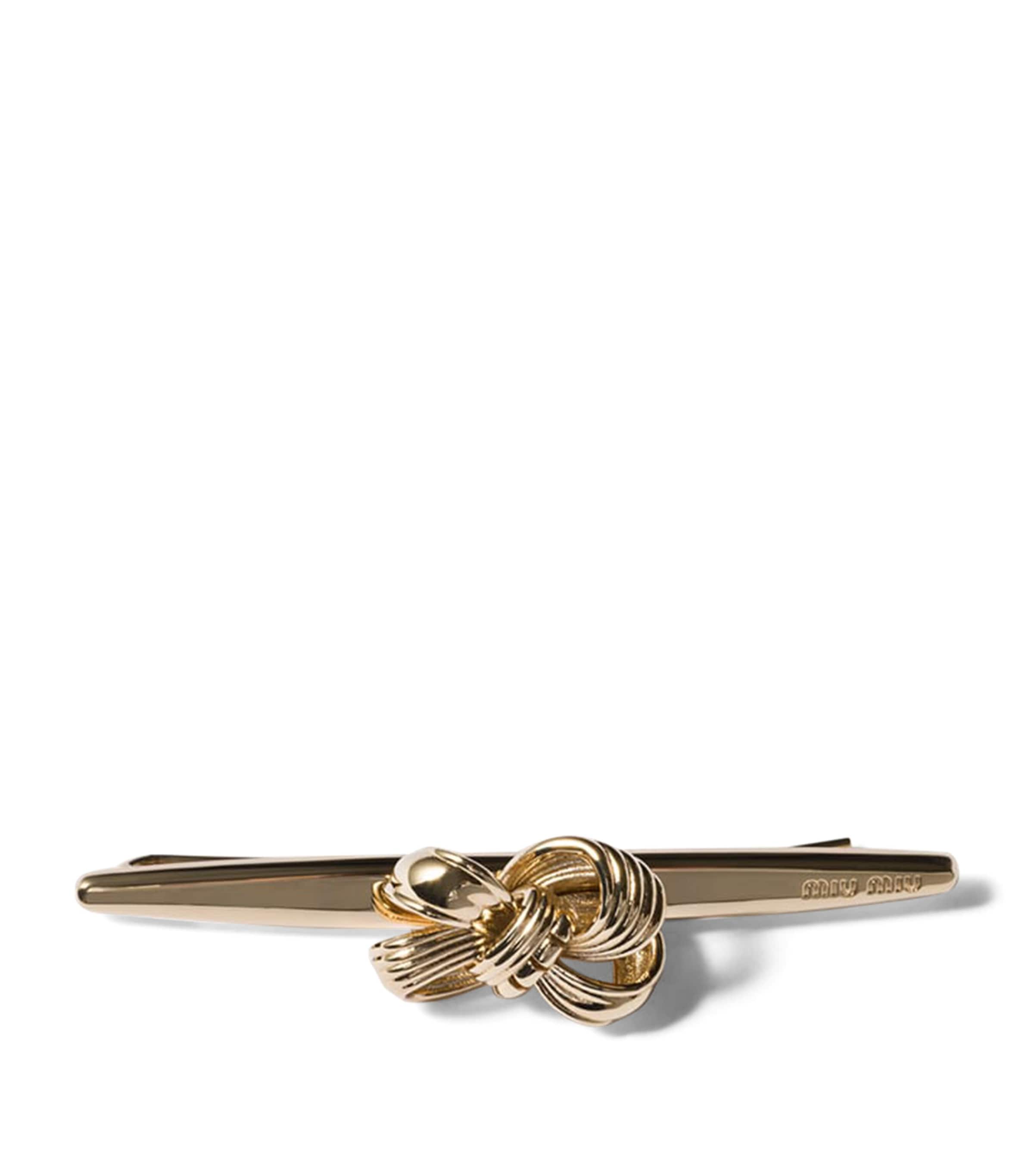 Metal Bow Barrette F0NXA Image 1