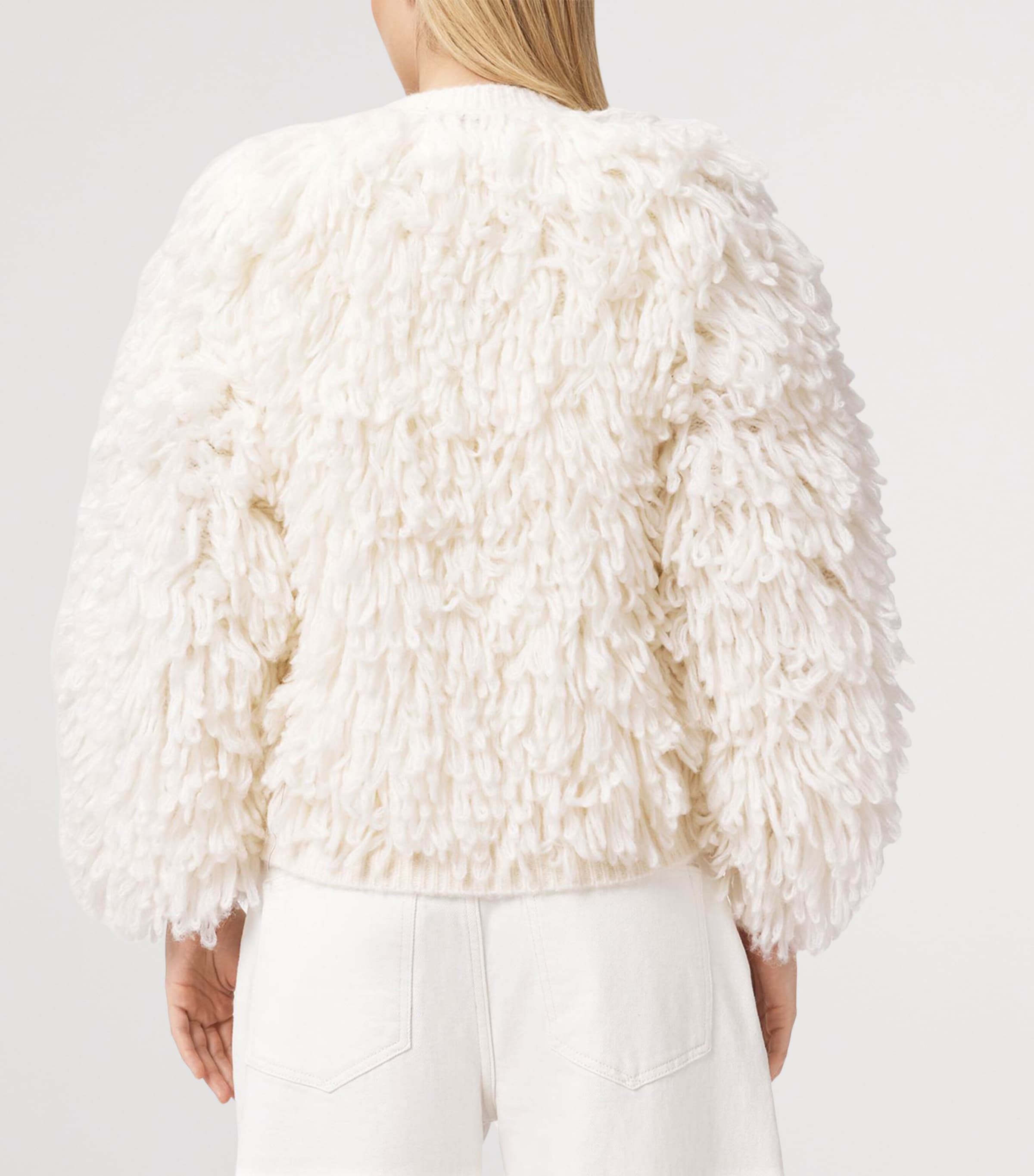 Wool-Blend Elias Jacket CHALK WHITE Image 5