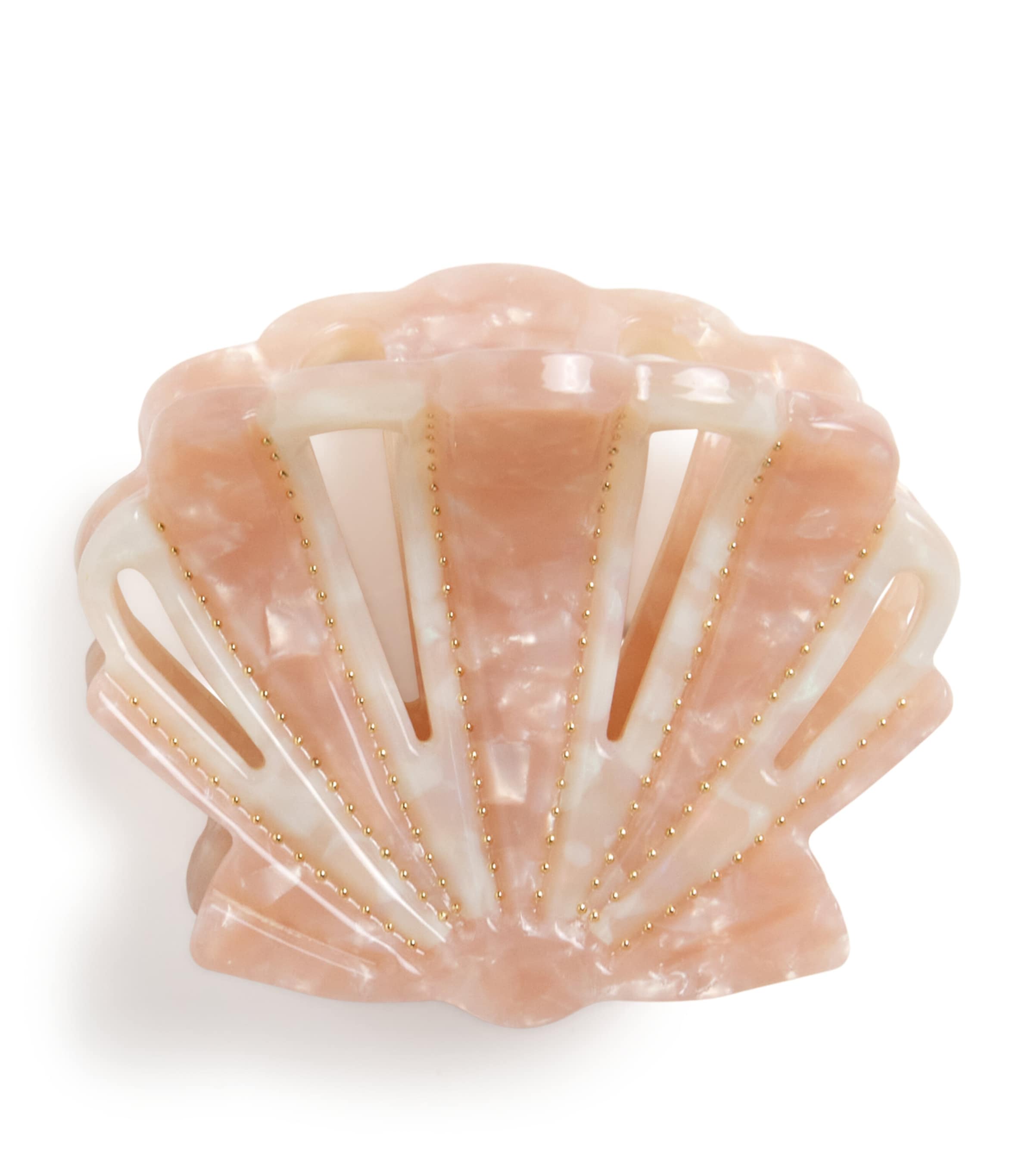Zimmermann Acetate Shell Clasp Hair Clip In Pink
