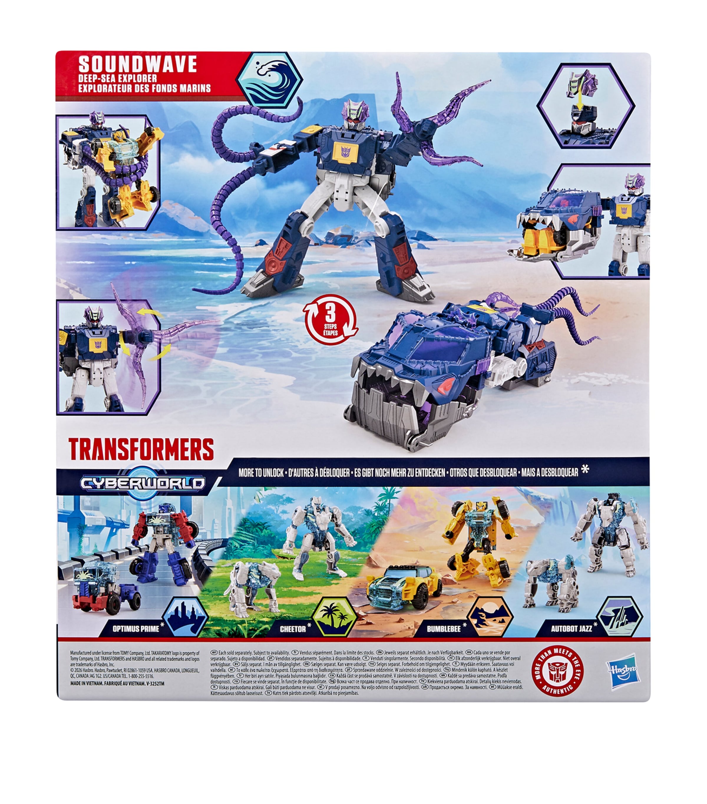 Transformers CYBERWORLD Energon Surge Soundwave Deep Sea Explorer Image 6