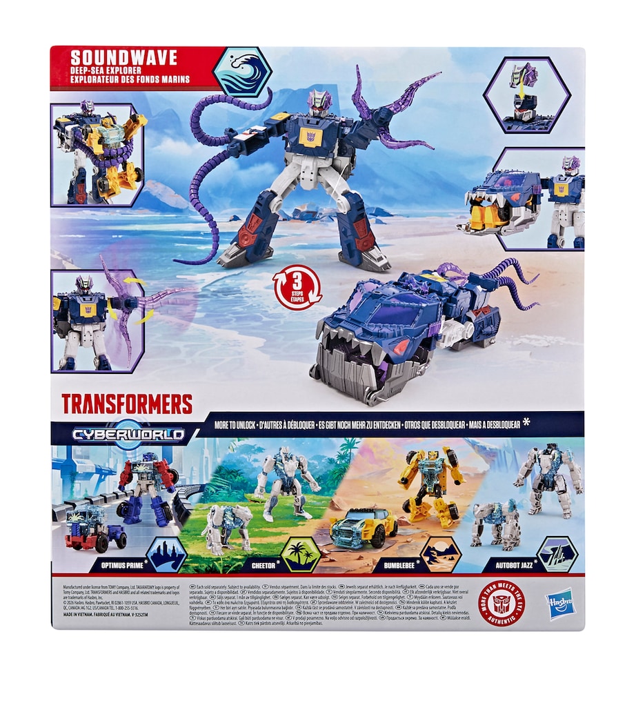 Transformers CYBERWORLD Energon Surge Soundwave Deep Sea Explorer Image 6